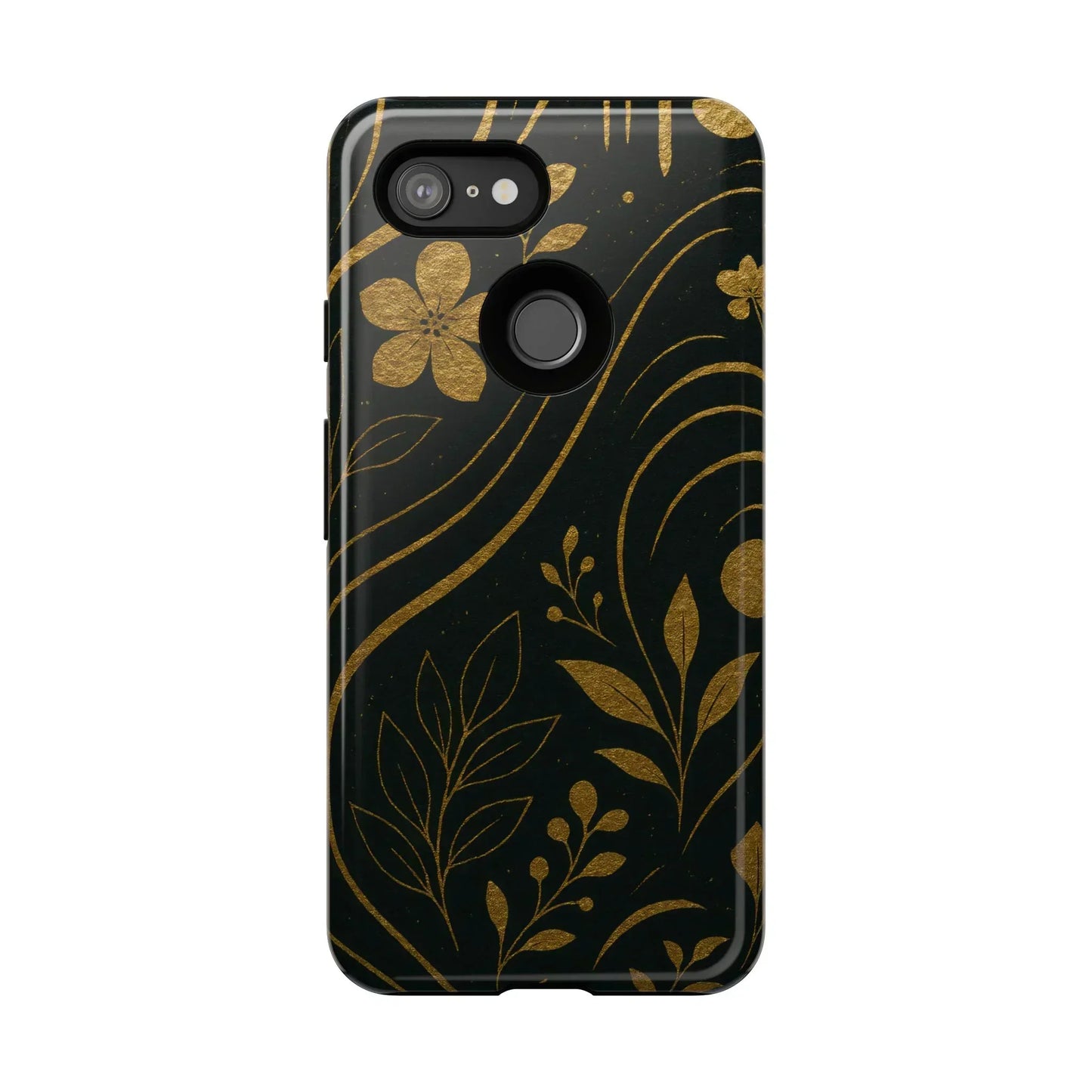 Foil Frenzy Abstract Gold Pattern Phone Case for Samsung Galaxy and Google Pixel - KarArmDesign