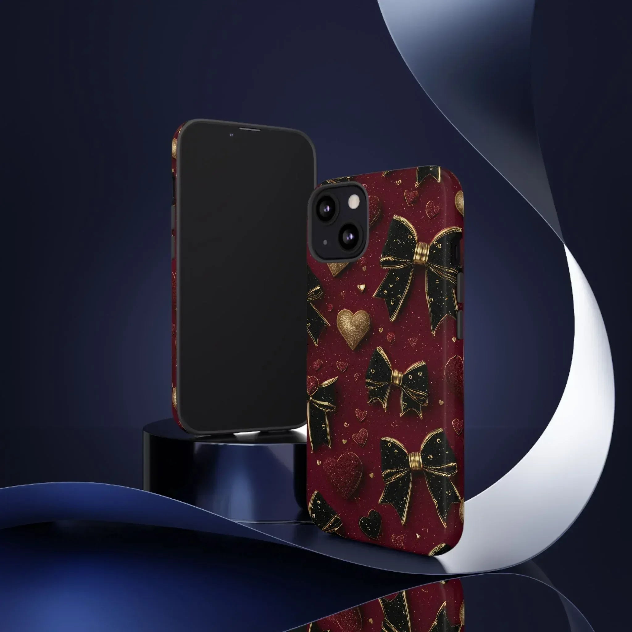 Velvet Valentine Charm Phone Case for iPhone 11-17 and Galaxy S10-S25 - KARARMDESIGN