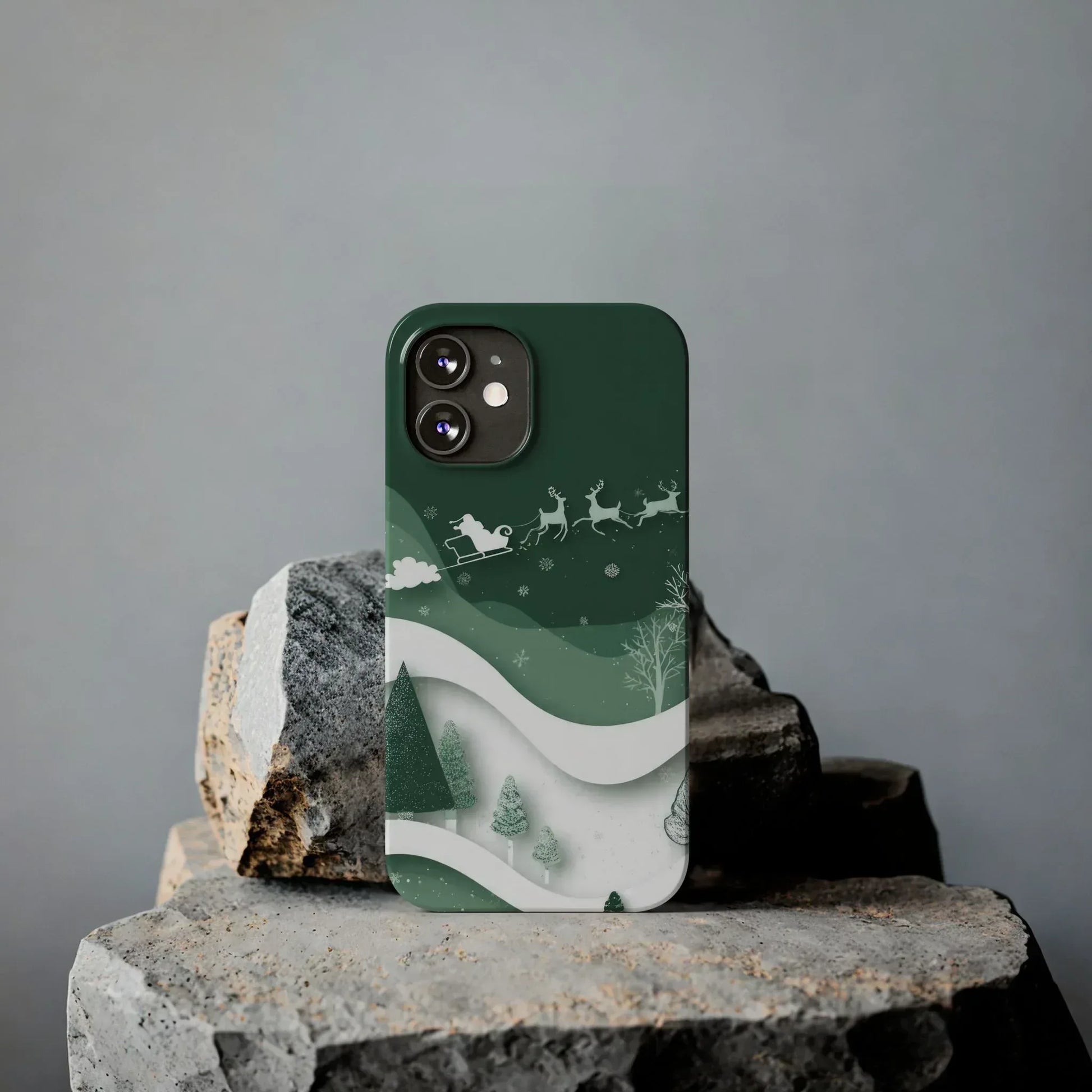 Evergreen Forest Phone Case for iPhone 11–17 - KARARMDESIGN