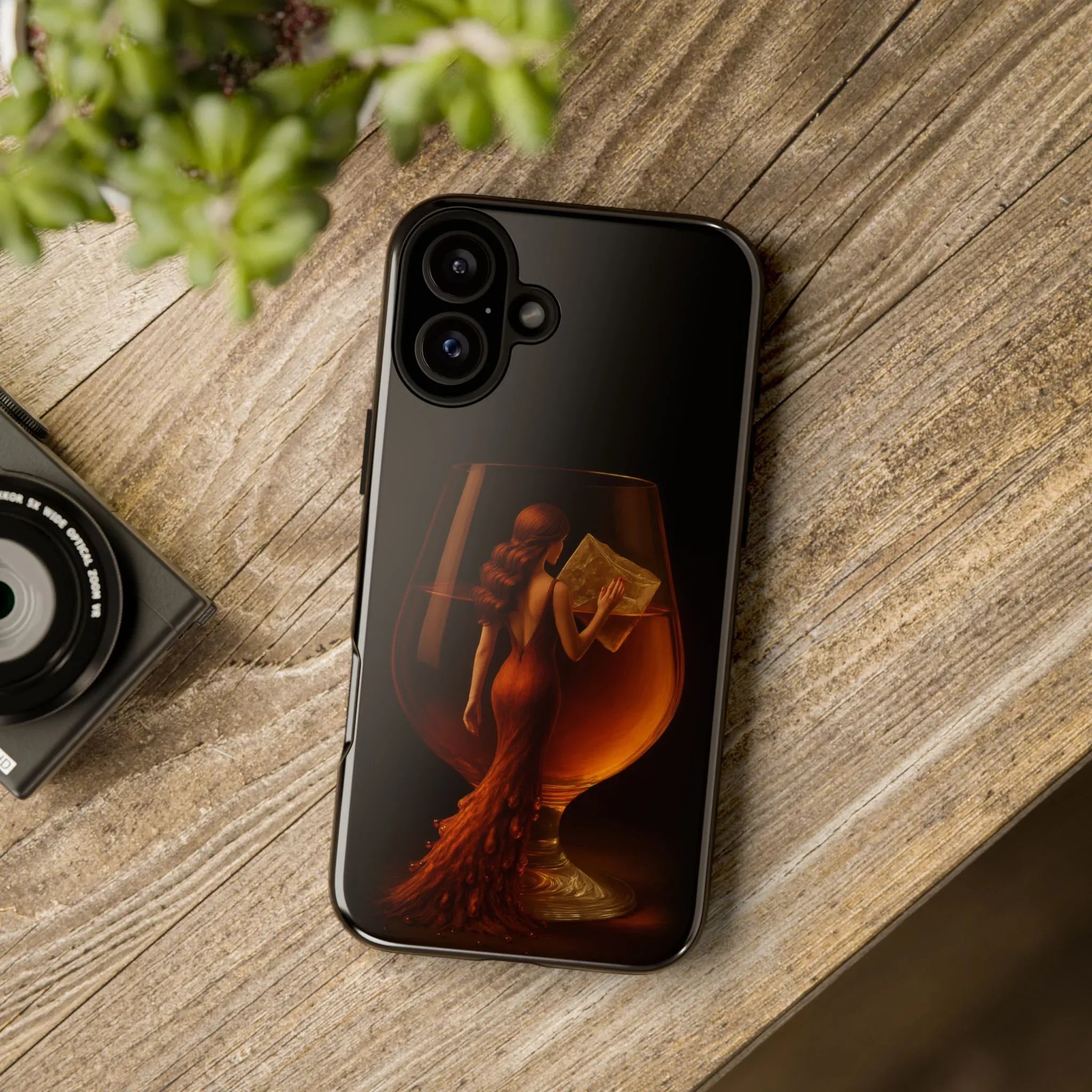 Elegant Midnight Lady Phone Case for iPhone 8-17 and Google Pixel 4-9 - KARARMDESIGN