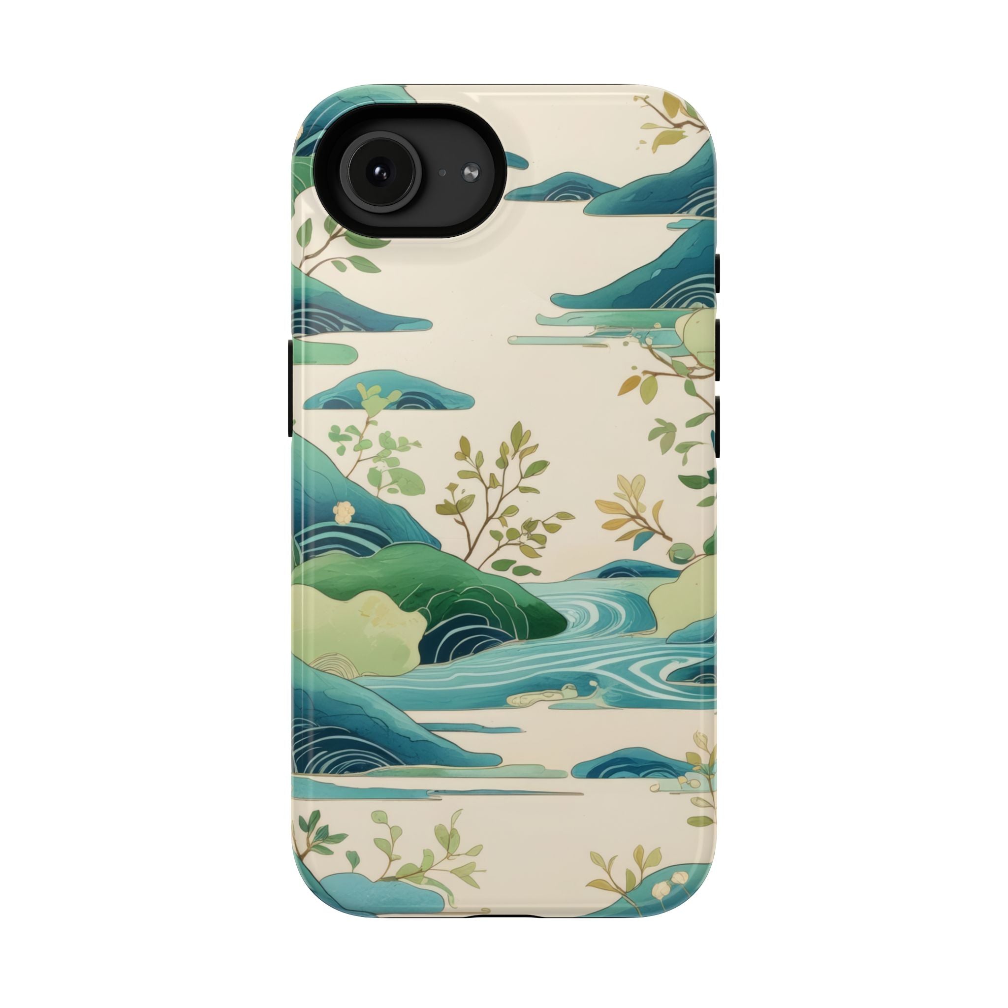 Nature Landscape Phone Case for iPhone 11-17 and Galaxy S22-S26