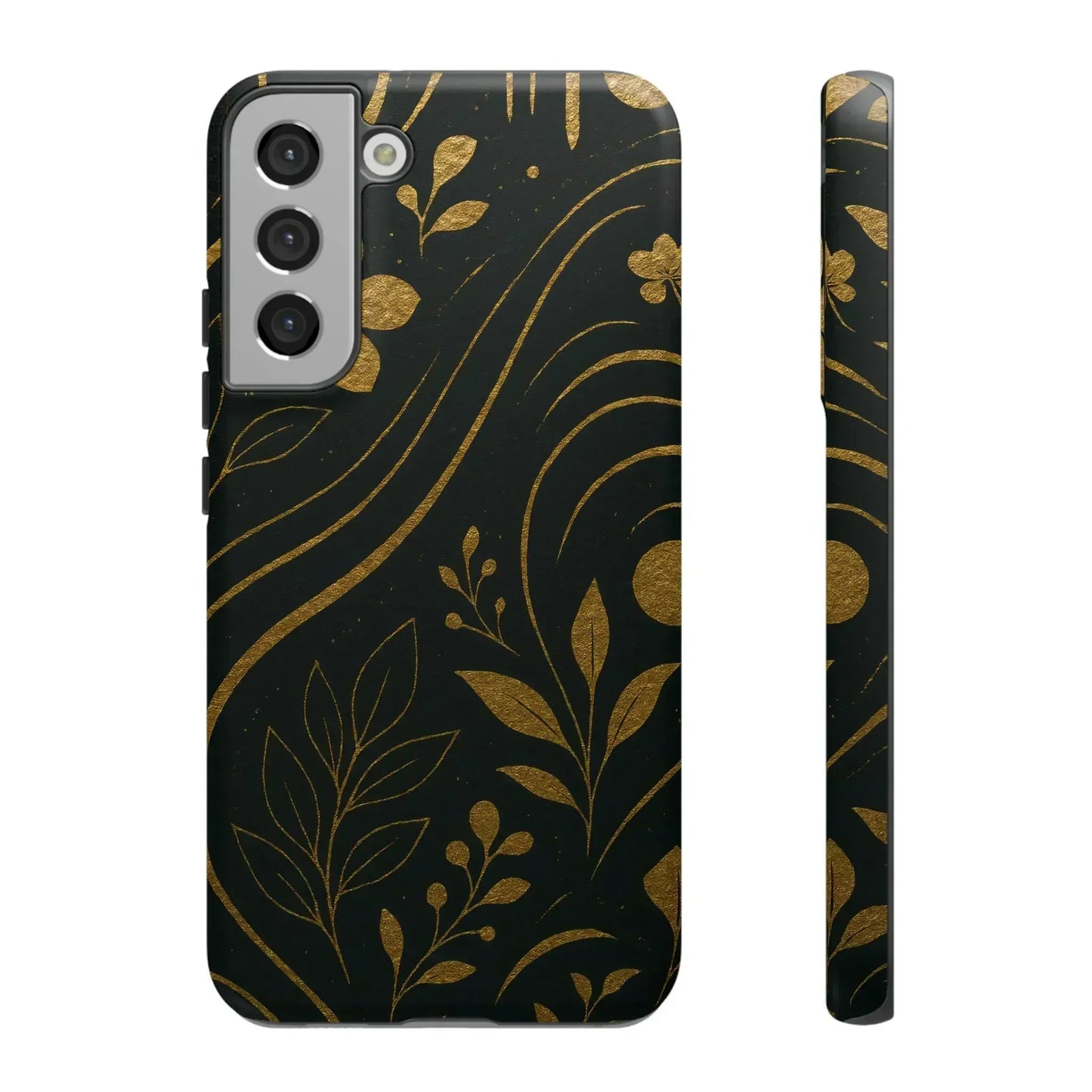 Foil Frenzy Abstract Gold Pattern Phone Case for Samsung Galaxy and Google Pixel - KarArmDesign