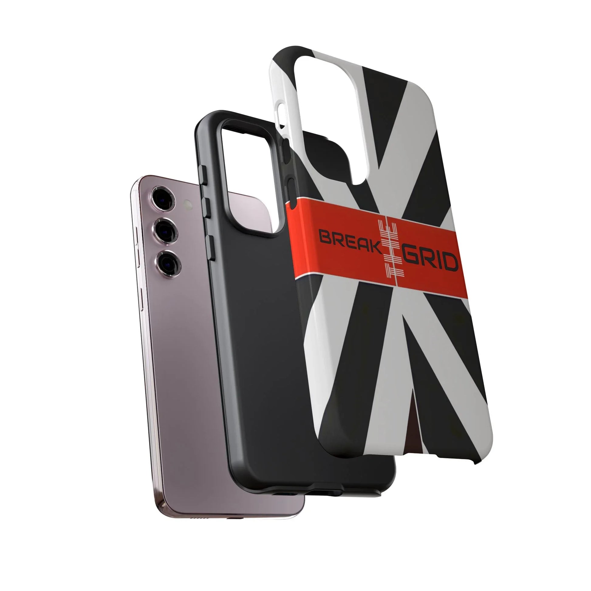 Break The Grid Phone Case for iPhone 11–16 and Galaxy S20–S25 - KARARMDESIGN