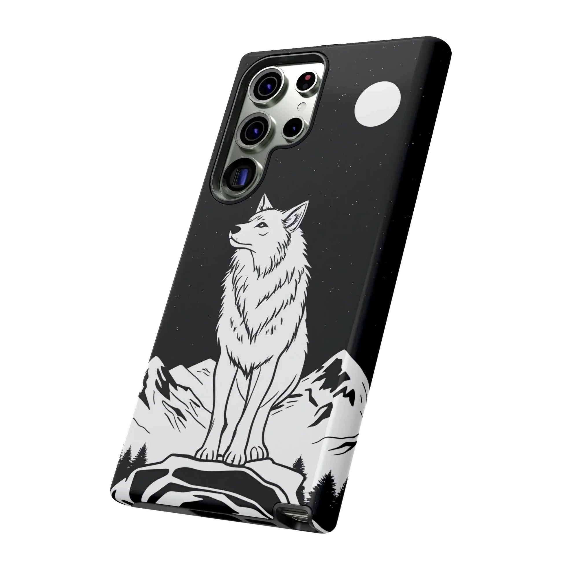 Majestic Wolf Phone Case for iPhone and Galaxy - KARARMDESIGN