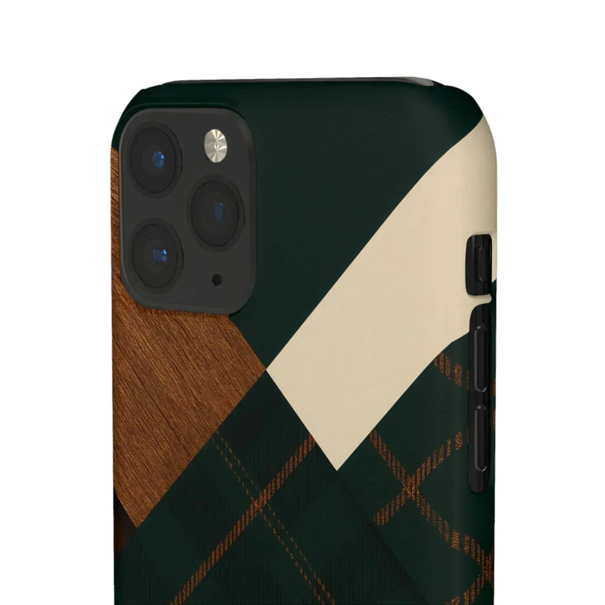 Rustic Green Phone Case for iPhone 8-16 and Galaxy S20-S24 - KARARMDESIGN