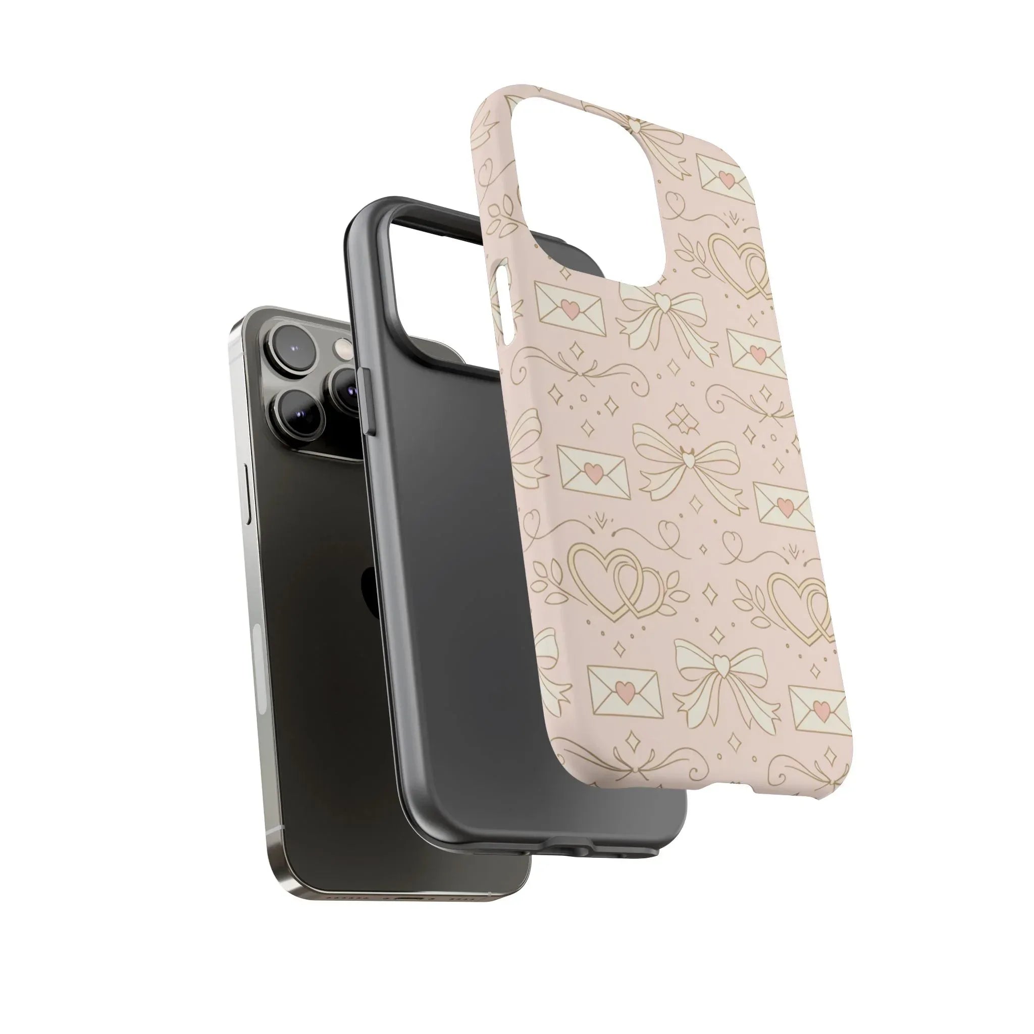 Sweet Romance Tough Phone Case for iPhone 11–17 & Galaxy S10–S25 - KARARMDESIGN