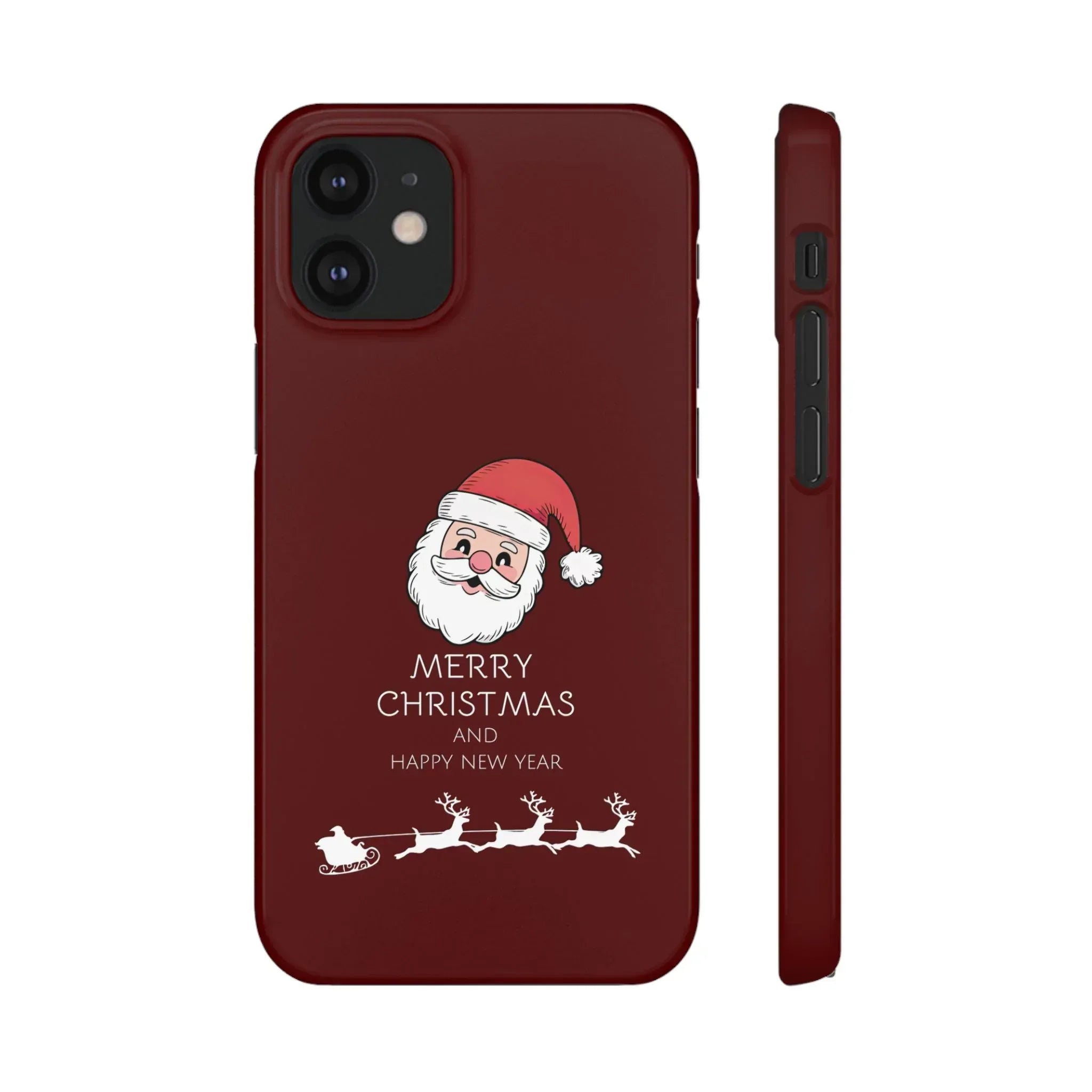Crimson Claus Phone Case for iPhone 8-17 and Galaxy S20-S25 - KARARMDESIGN