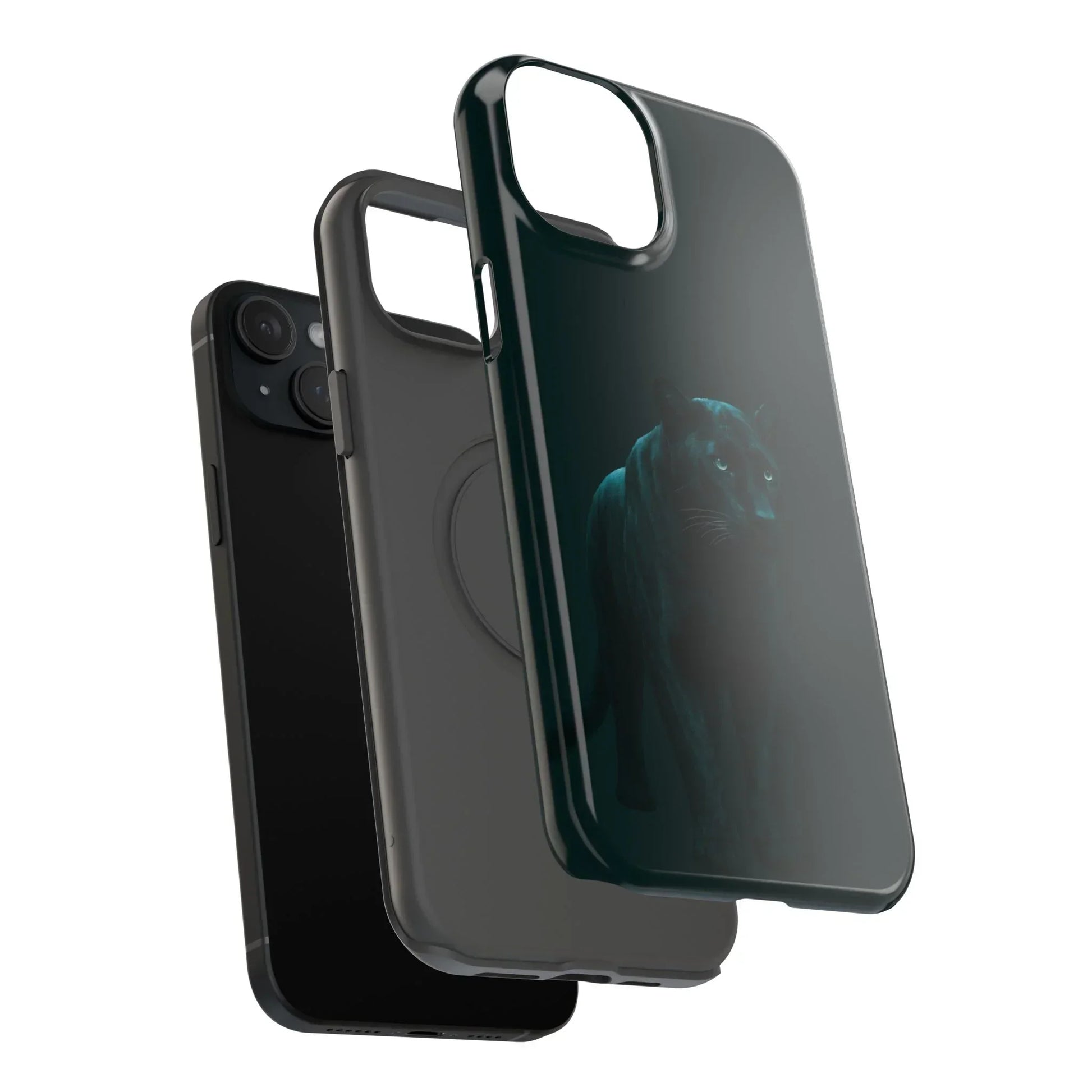 Black Panther Phone Case for iPhone 12-16 and Samsung Galaxy S21-S22 Models - KarArmDesign