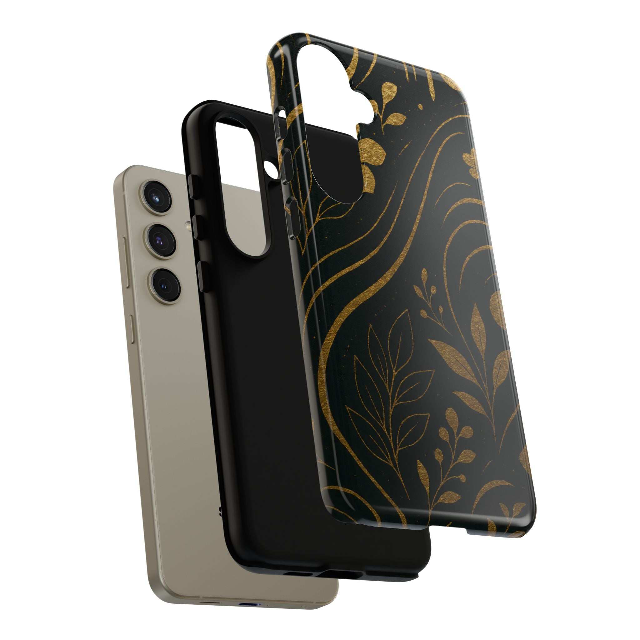 Gold Pattern Tough Phone Case for Samsung Galaxy & Google Pixel
