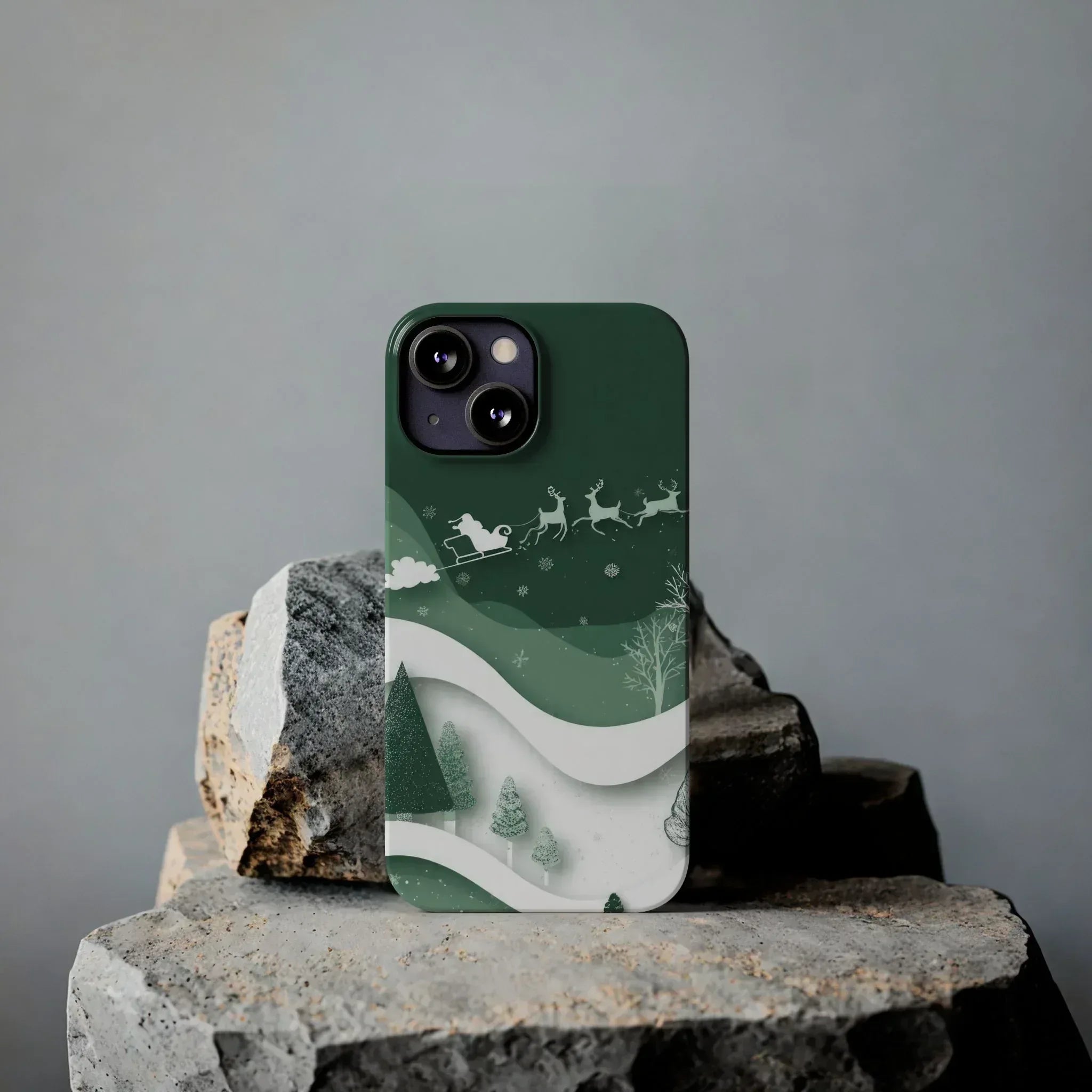 Evergreen Forest Phone Case for iPhone 11–17 - KARARMDESIGN