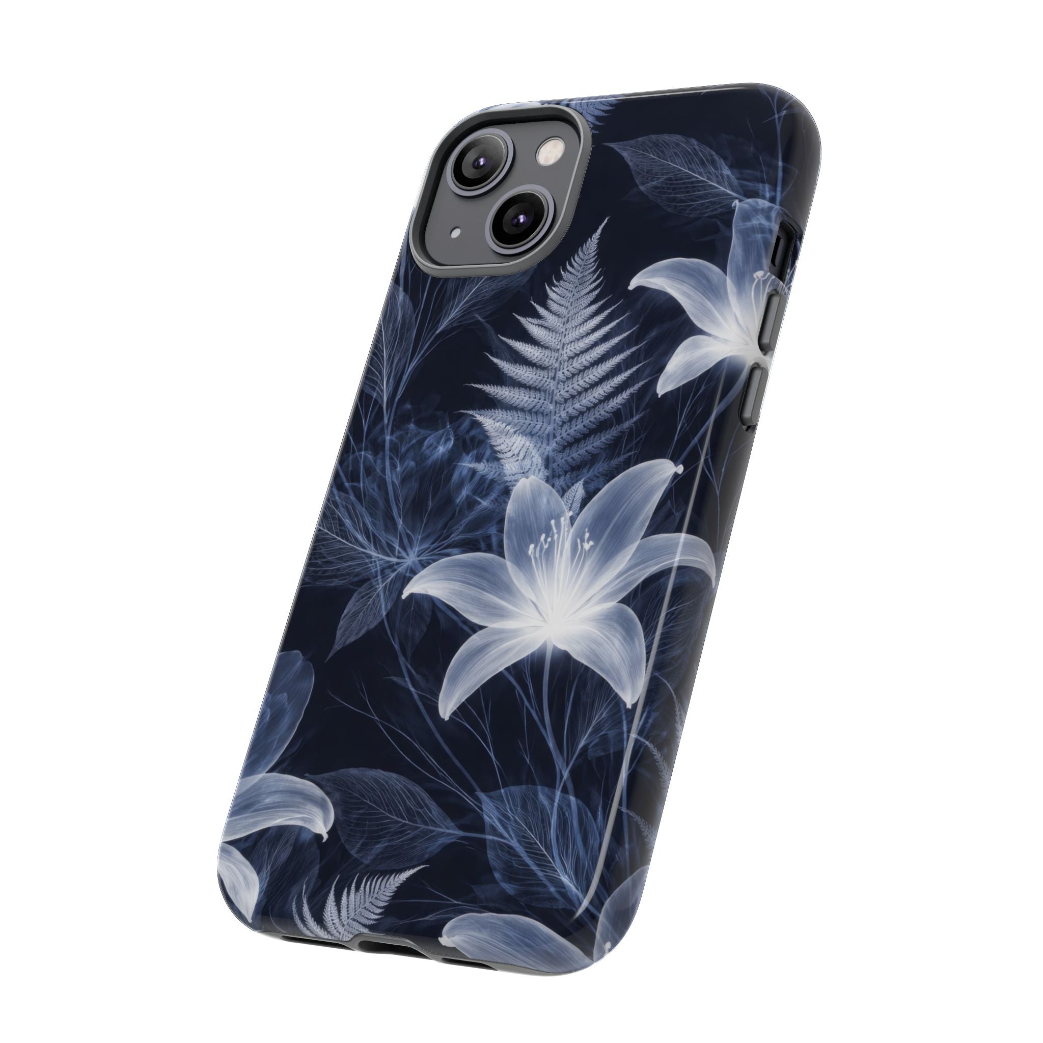 Moonlight Garden Phone Case for iPhone 11-17 and Galaxy S20-S26