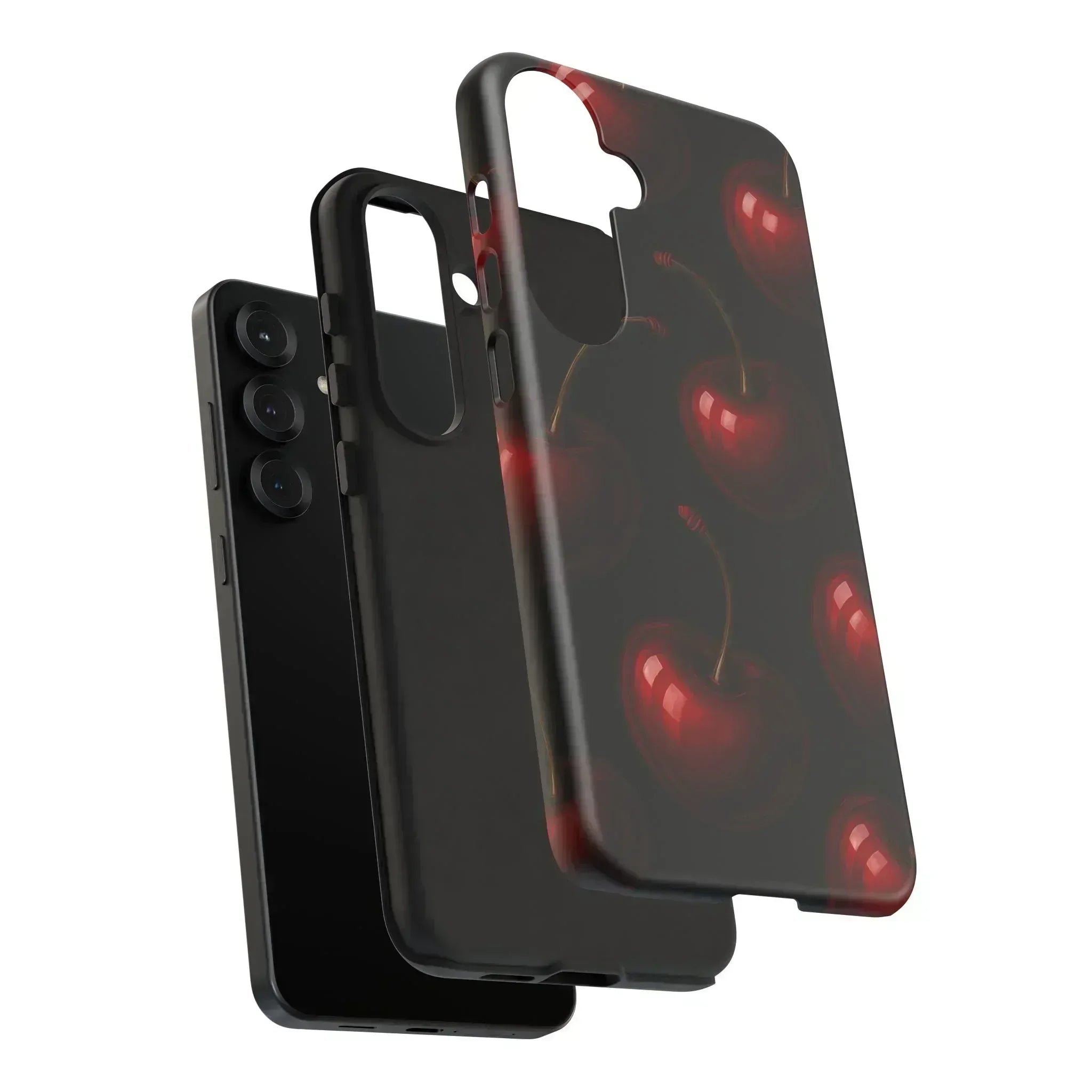 Cherry Phone Case for iPhone X-16 and Galaxy S20-S25 - KARARMDESIGN