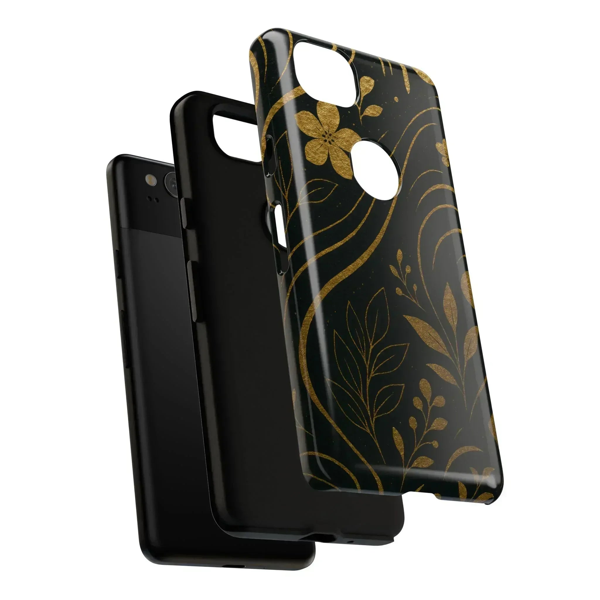 Gold Pattern Phone Case for Galaxy and Pixel - KARARMDESIGN