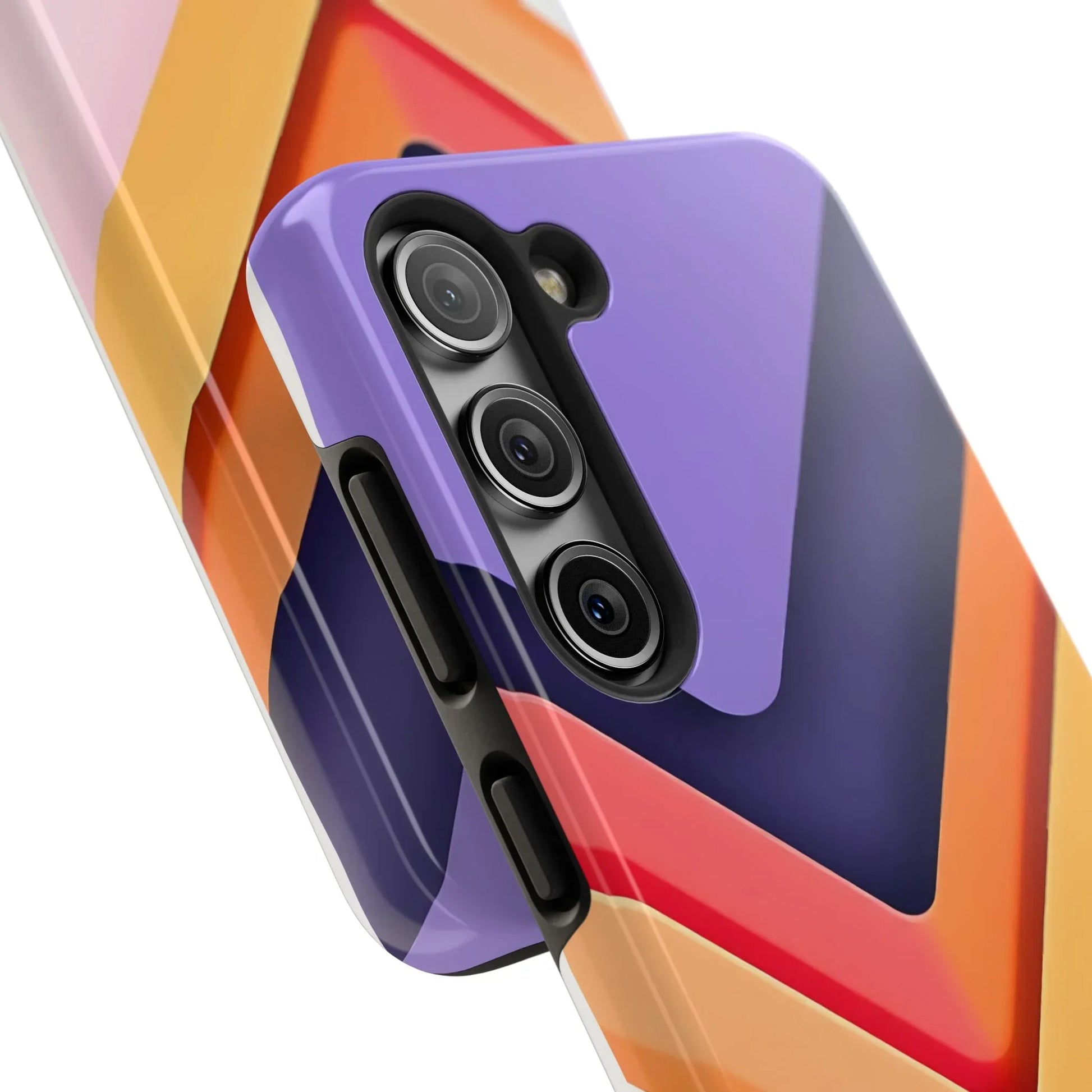 Vibrant Geometric Chevron Phone Case for iPhone and Galaxy - KARARMDESIGN