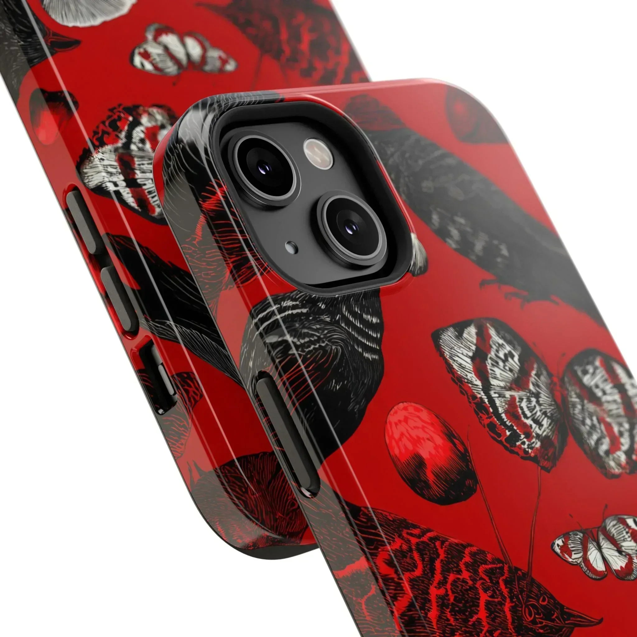 Crimson Wilderness Phone Case for iPhone 11-17 - KARARMDESIGN