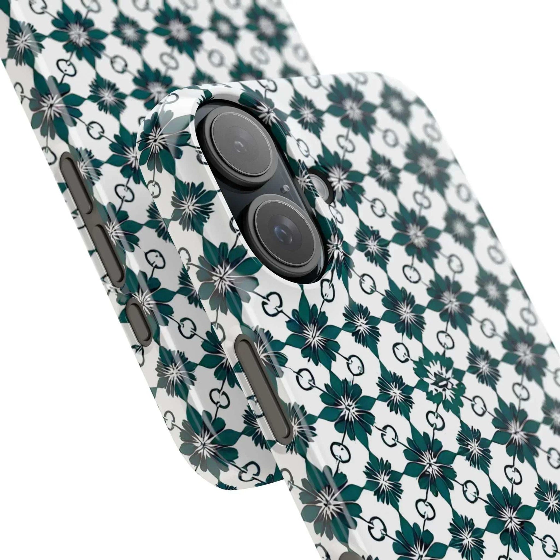 Elegant Geometric Pattern Phone Case for iPhone 11-17 - KARARMDESIGN