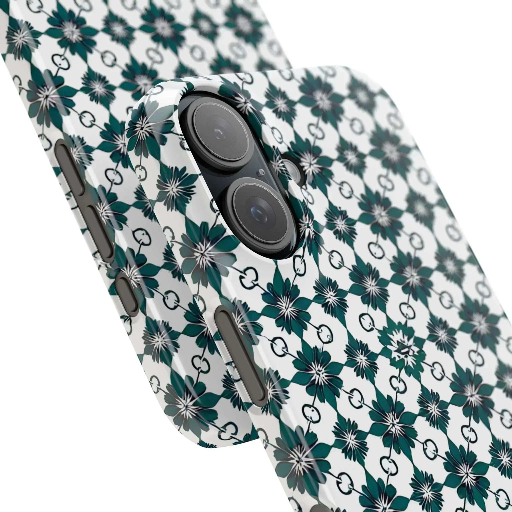 Elegant Geometric Pattern Phone Case for iPhone 11-17 - KARARMDESIGN