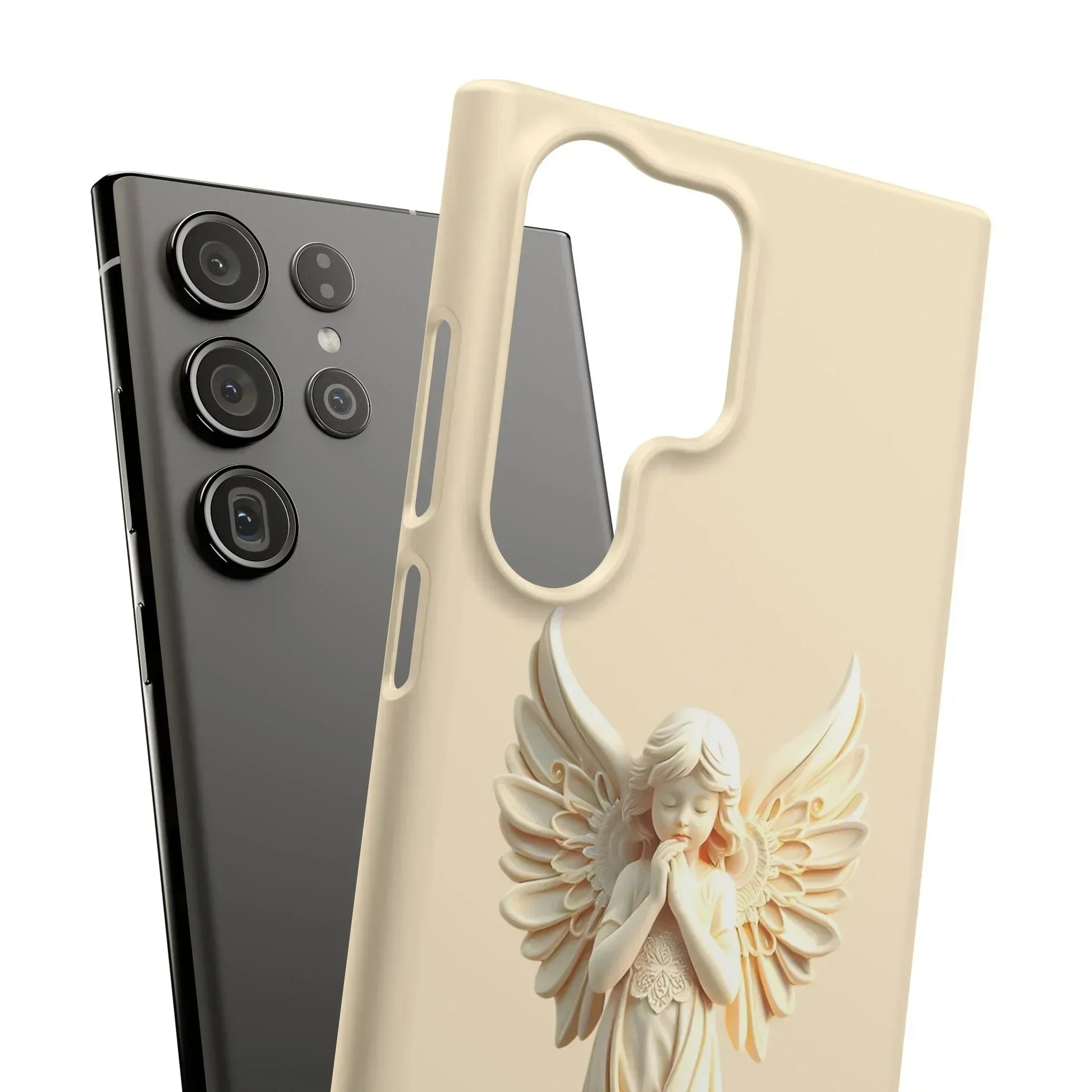 Heavenly Angel Phone Case for iPhone 7-16 and Samsung Galaxy S10-S24 Models - KarArmDesign