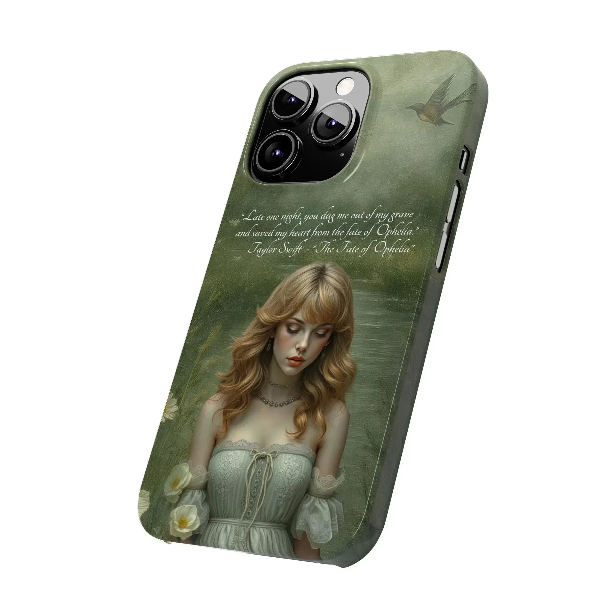 "Melancholic Ophelia" Phone Case for iPhone 11-17 Models - KARARMDESIGN