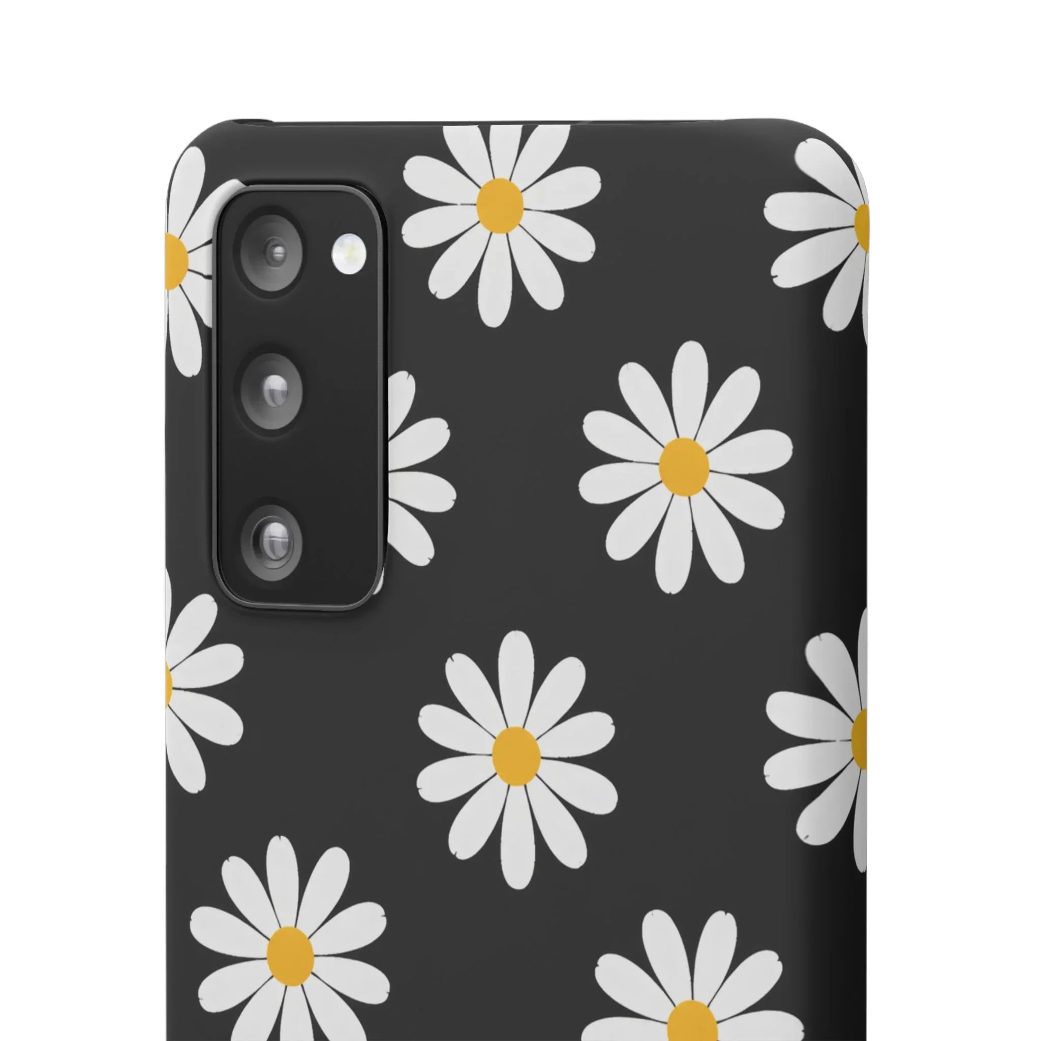 Daisy Charm Phone Case for iPhone 11-17 and Galaxy S20-S25 - KARARMDESIGN