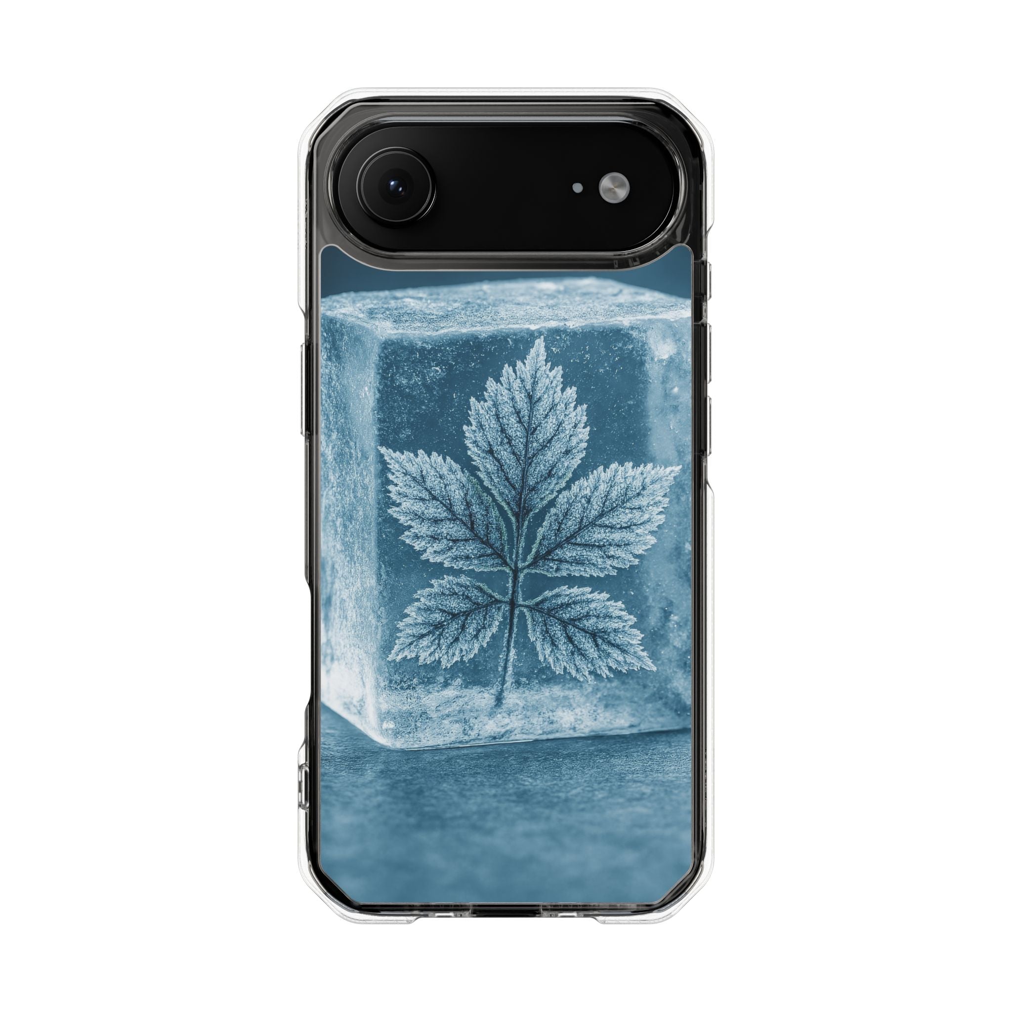 Frozen Leaf Phone Case for iPhone 14-17