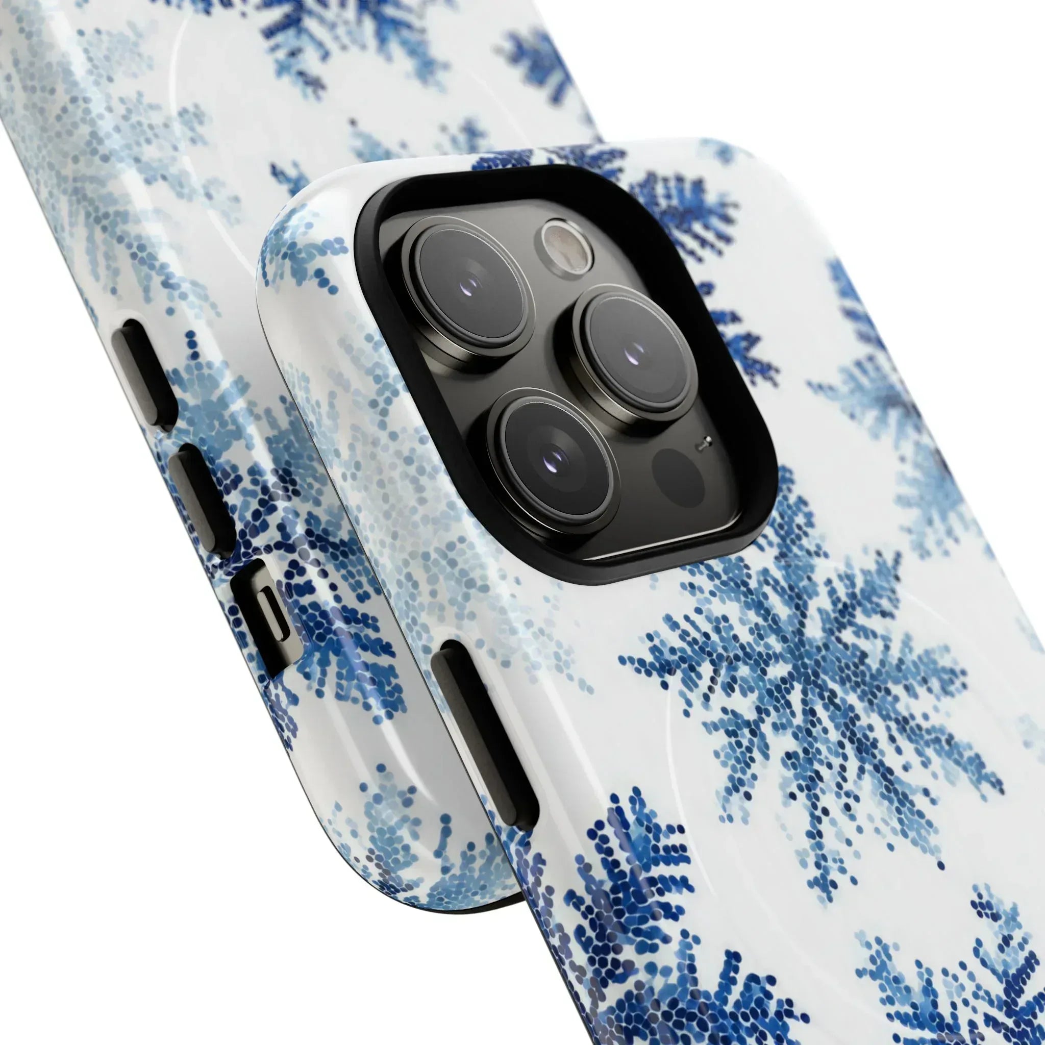 Snowflake Elegance Phone Case for iPhone 13-17 - KARARMDESIGN