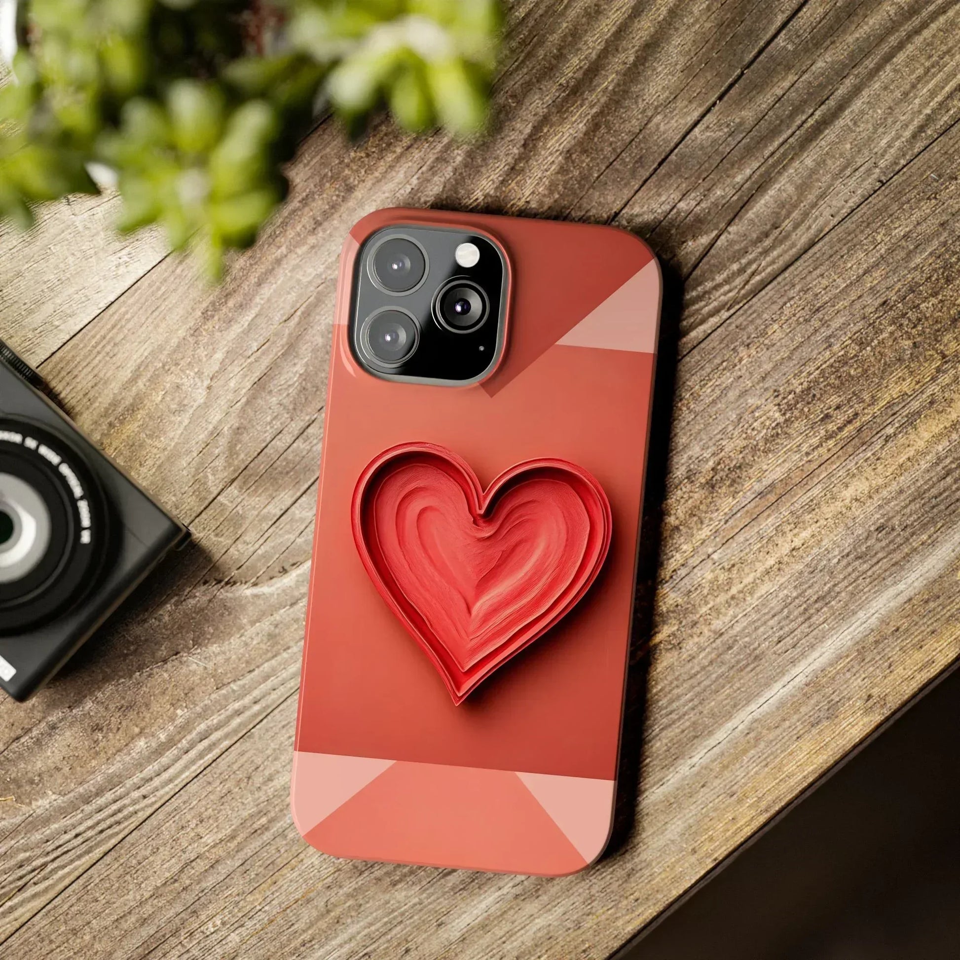 Heart Design Phone Case for iPhone 11-17 - KARARMDESIGN