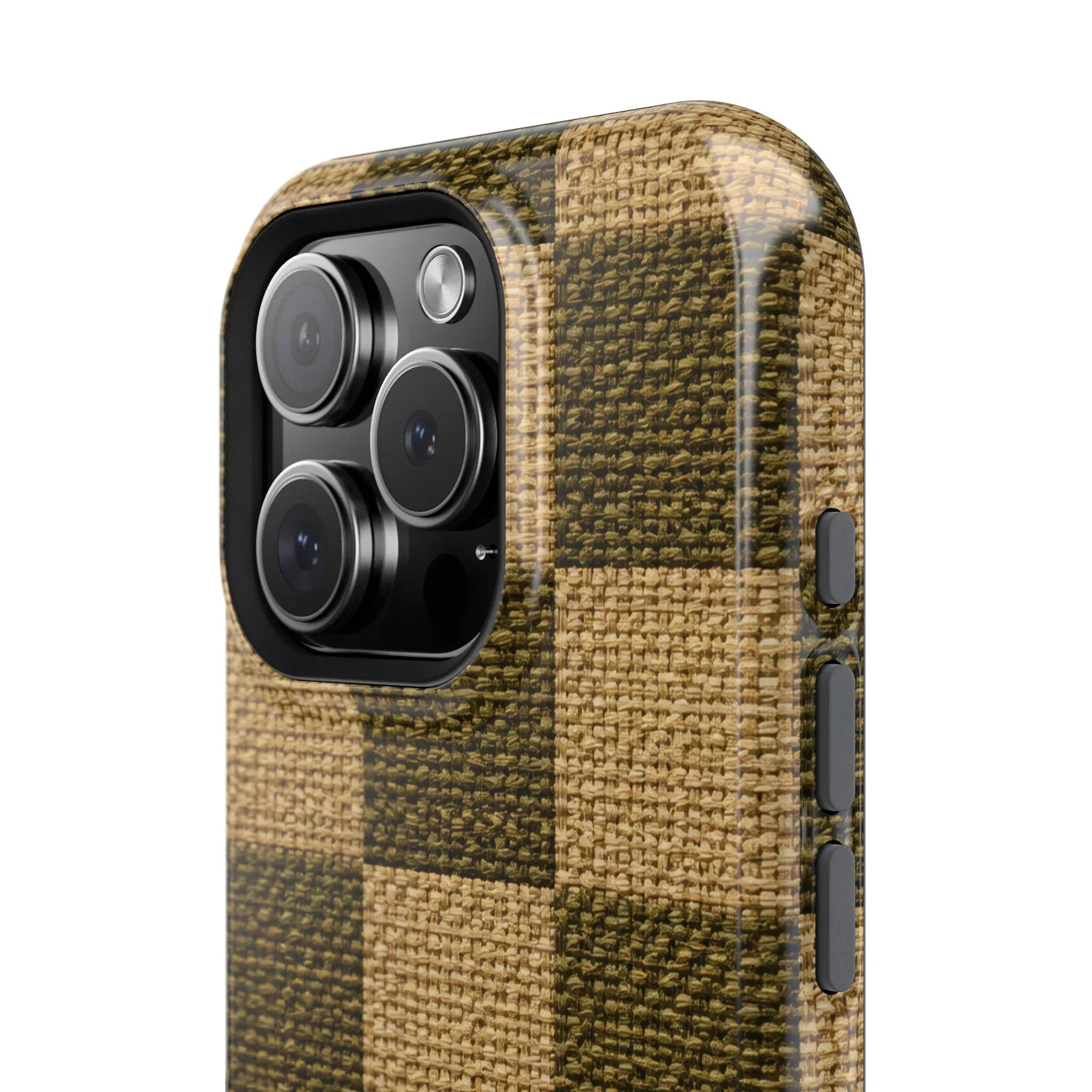 Rustic Woven Phone Case for iPhone 11-17 and Galaxy S21-S22 - KARARMDESIGN