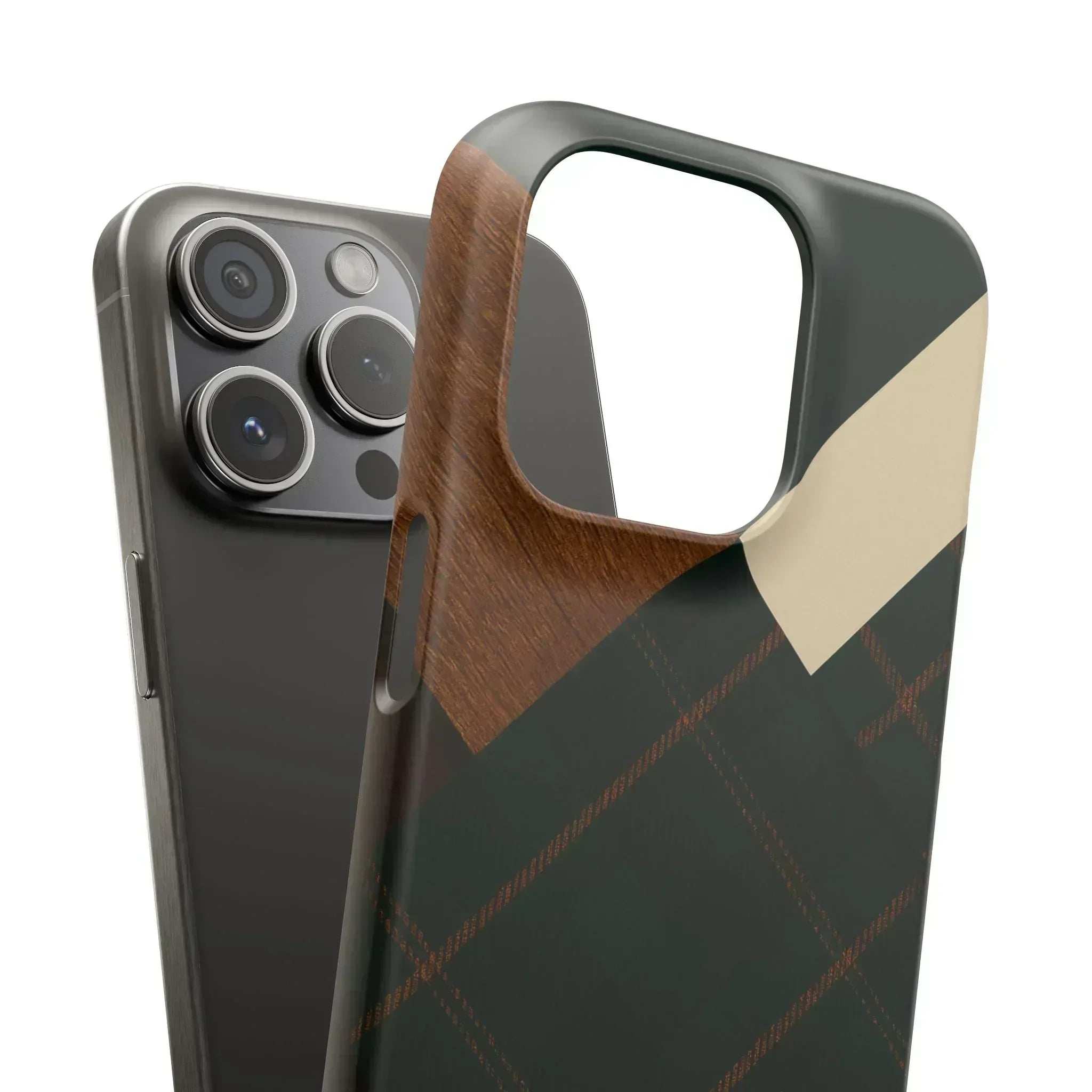 Rustic Green Phone Case for iPhone 8-16 and Galaxy S20-S24 - KARARMDESIGN
