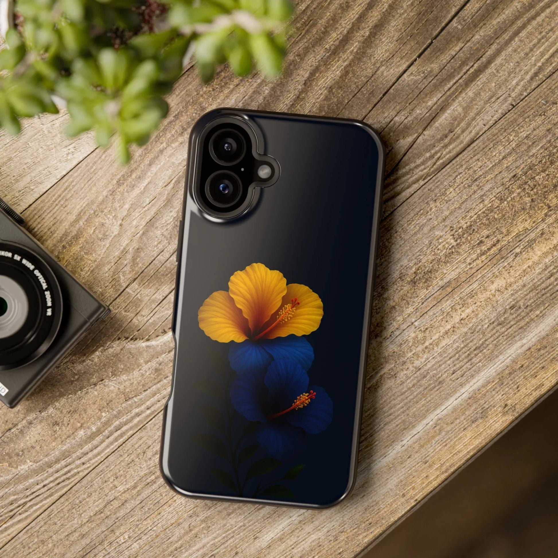 Elegant Hibiscus Phone Case for iPhone 11-17 and Galaxy S21-S22 - KARARMDESIGN