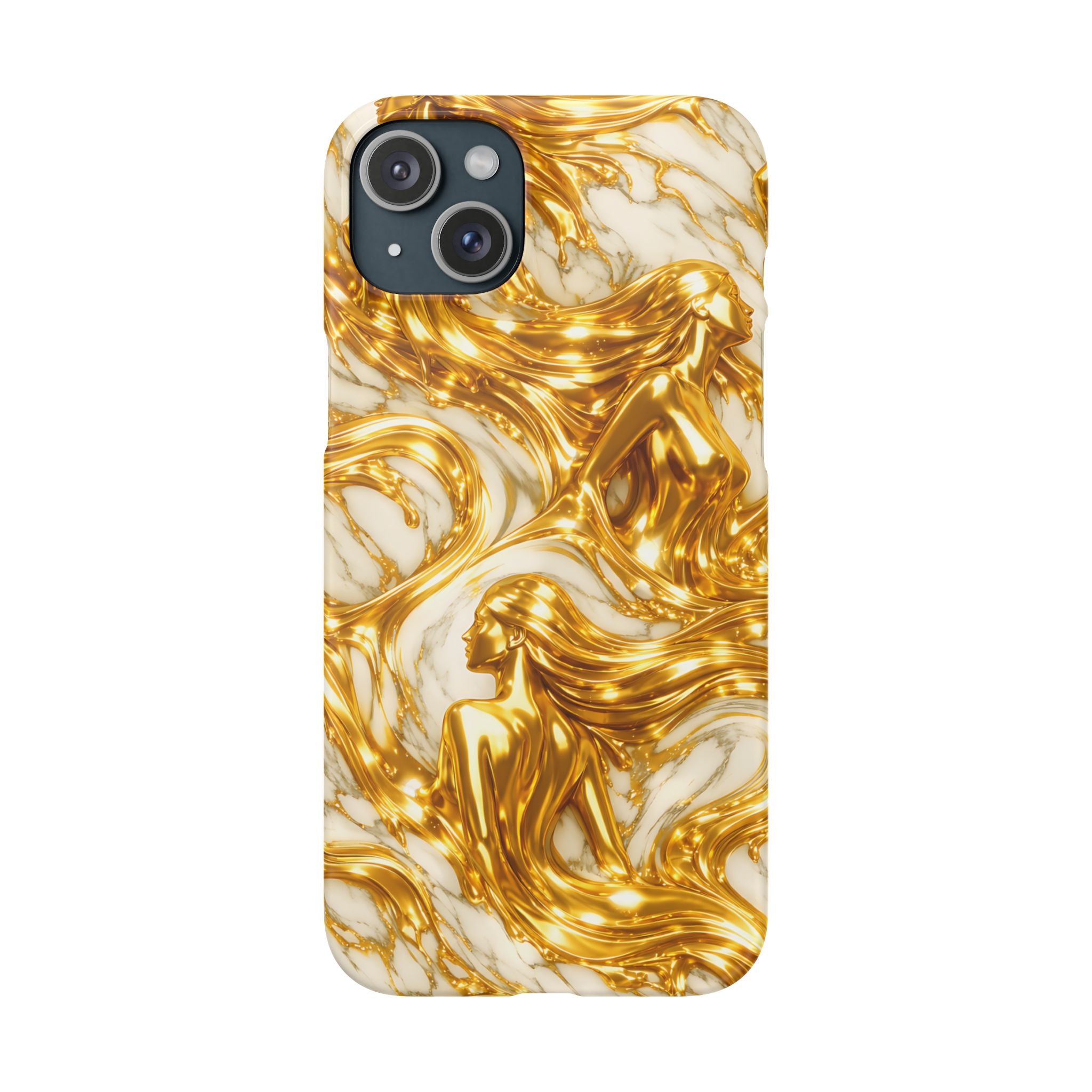 Divine Gold Woman Snap Phone Case for iPhone & Galaxy