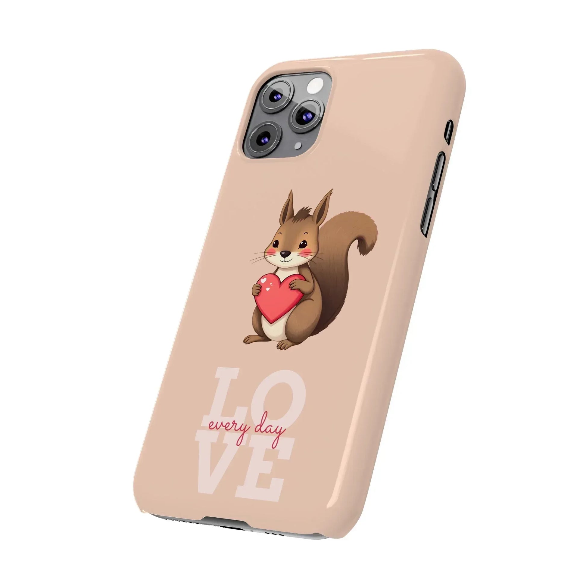Cute Squirrel Phone Case for iPhone 11-17 - KARARMDESIGN