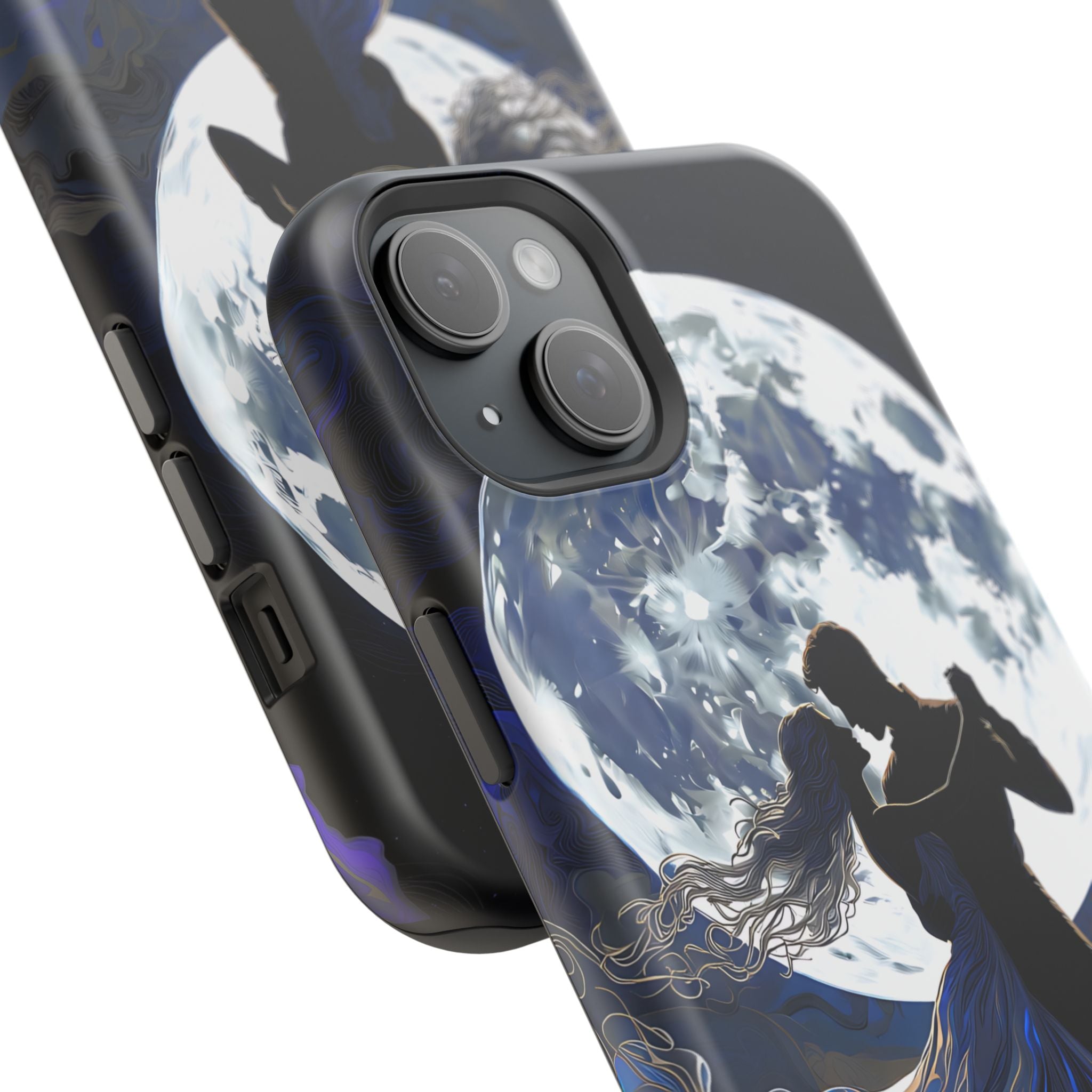 Romantic Moonlight Dance Magnetic Phone Case – iPhone 15–17 & Samsung Galaxy S26