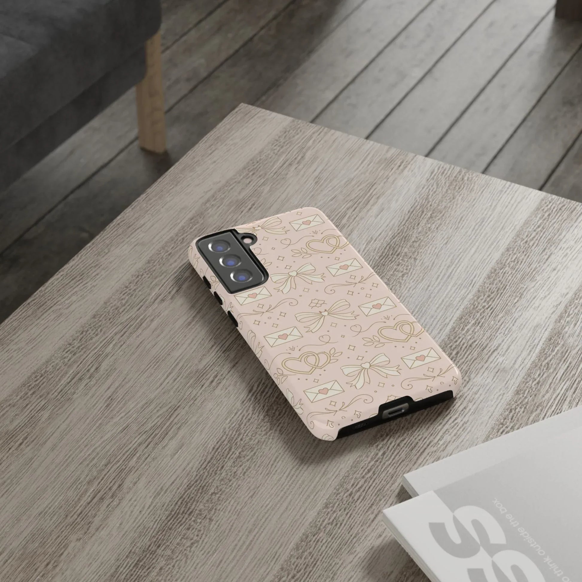 Sweet Romance Tough Phone Case for iPhone 11–17 & Galaxy S10–S25 - KARARMDESIGN