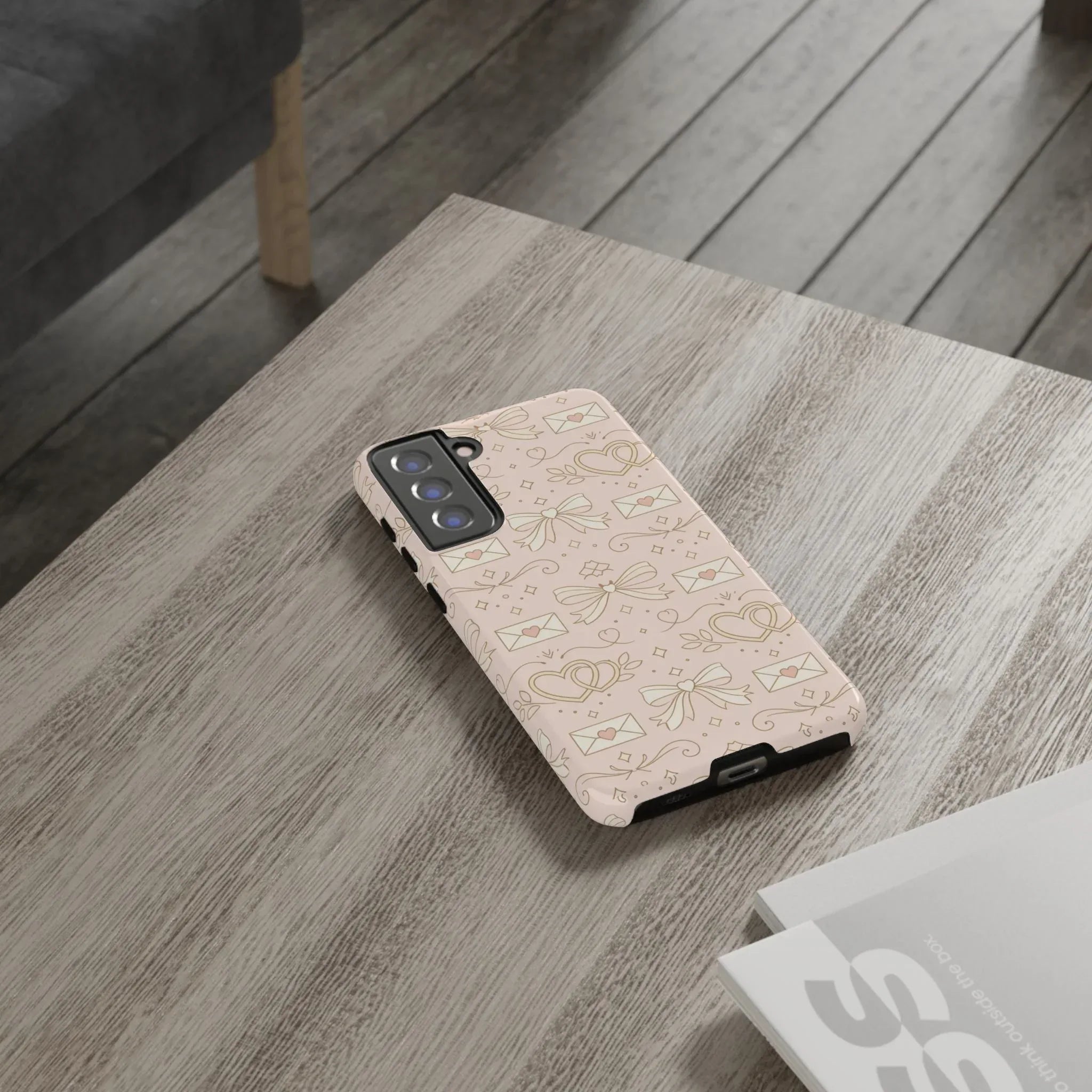 Sweet Romance Tough Phone Case for iPhone 11–17 & Galaxy S10–S25 - KARARMDESIGN