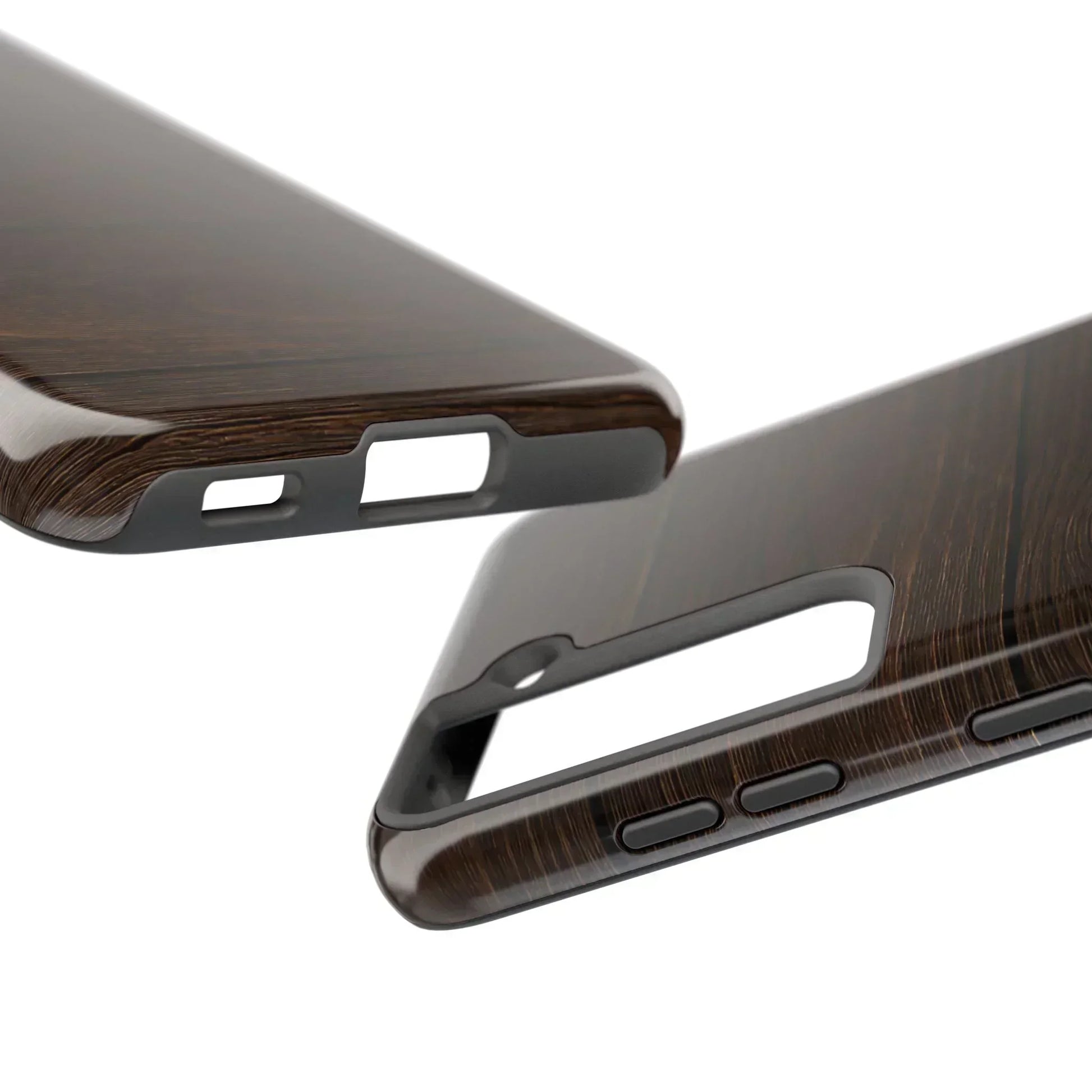 Dark Wood Grain Phone Case for iPhone and Galaxy - KarArmDesign