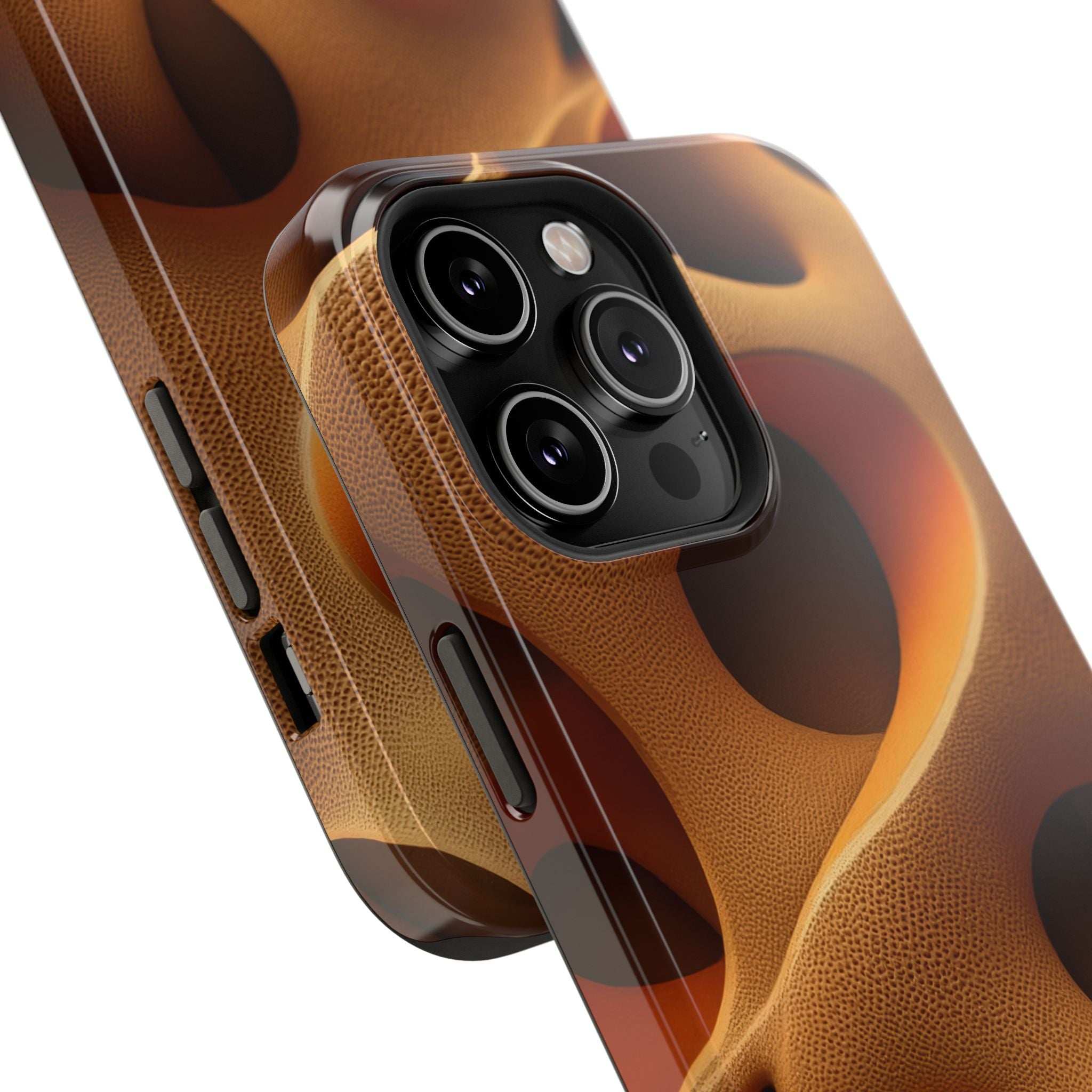 Amber Flow Phone Case for iPhone 11-17 and Samsung Galaxy S21-S26 Models