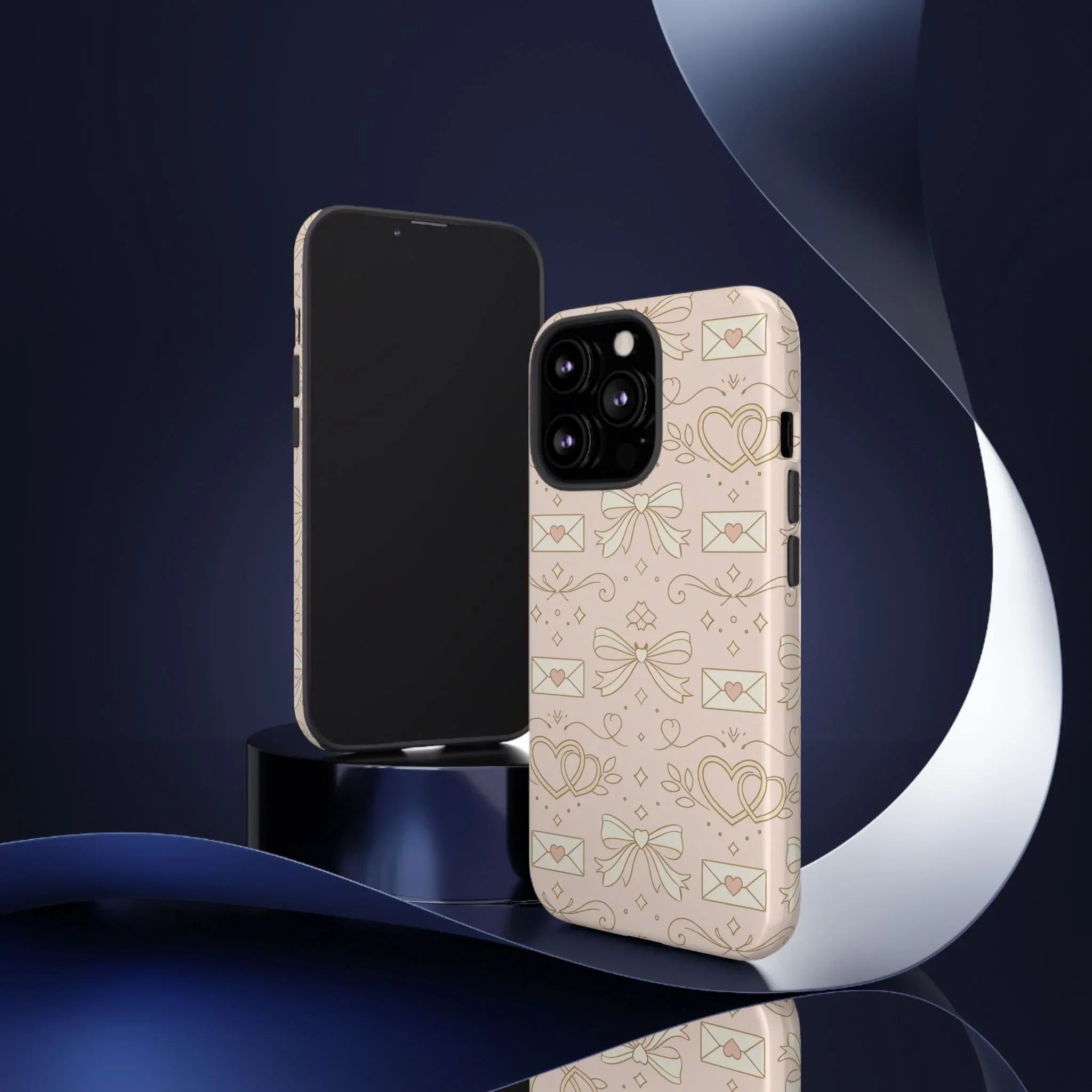 Sweet Romance Tough Phone Case for iPhone 11–17 & Galaxy S10–S25 - KARARMDESIGN