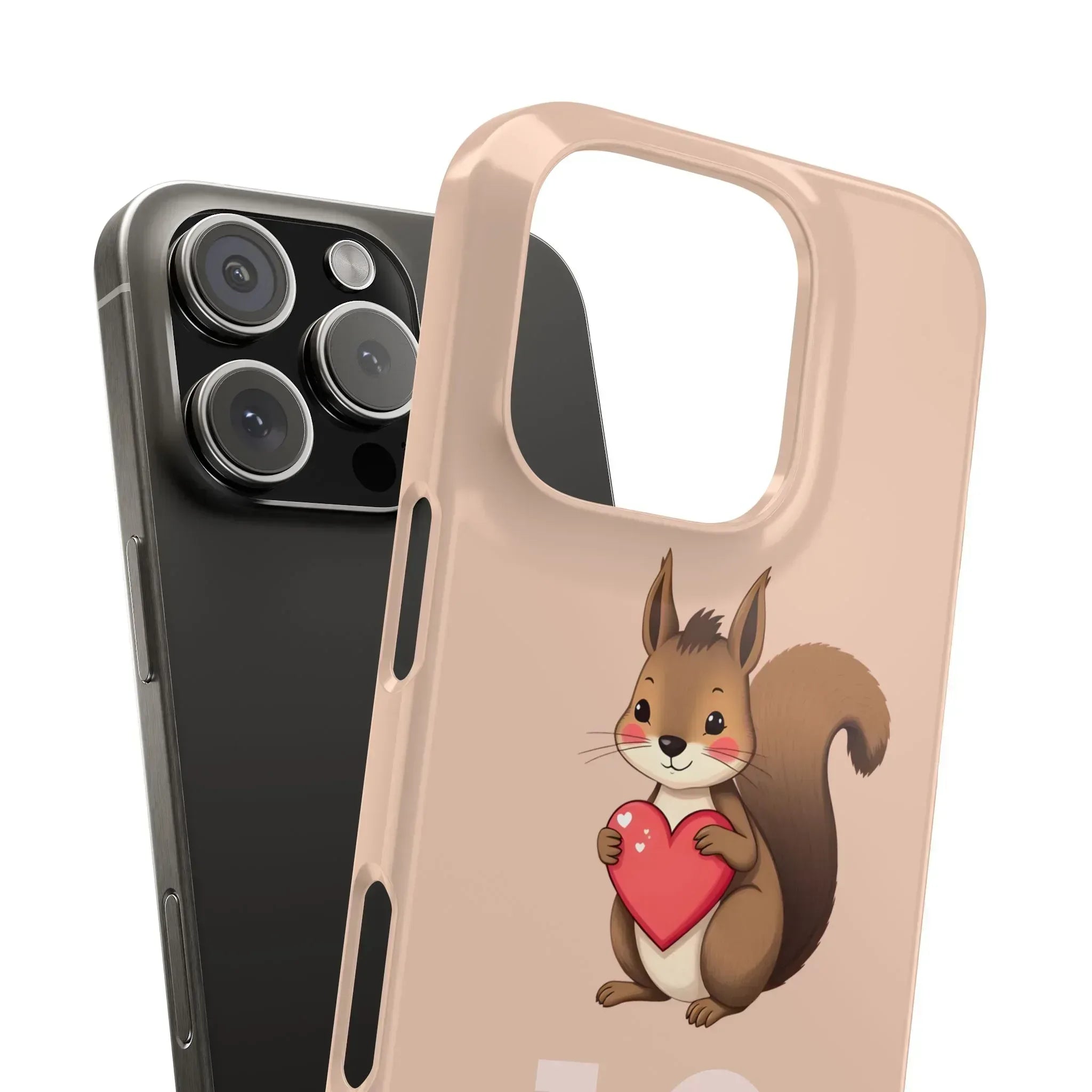 Cute Squirrel Phone Case for iPhone 11-17 - KARARMDESIGN