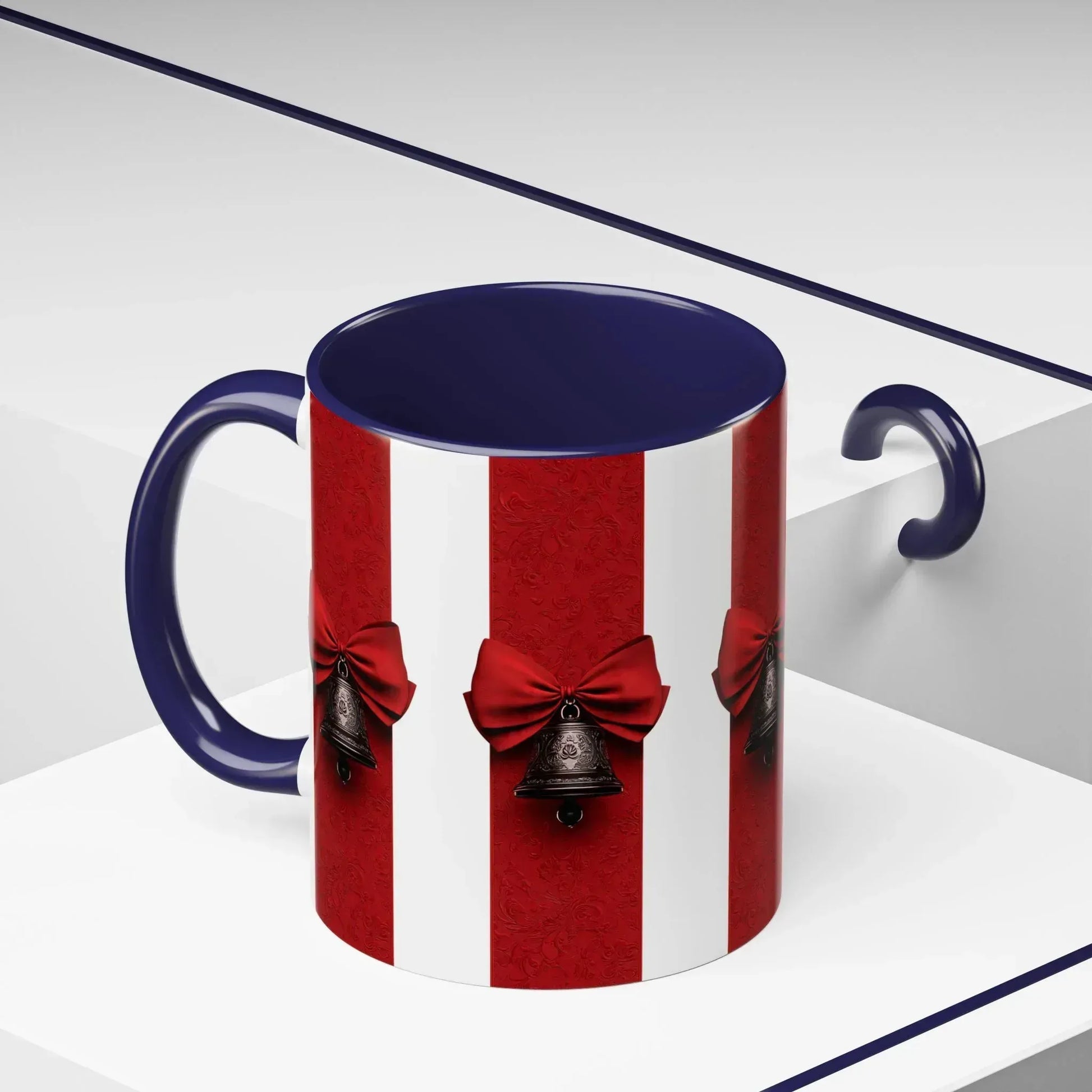 Holiday Bells Mug - Accent Coffee Mug (11, 15oz) - KARARMDESIGN