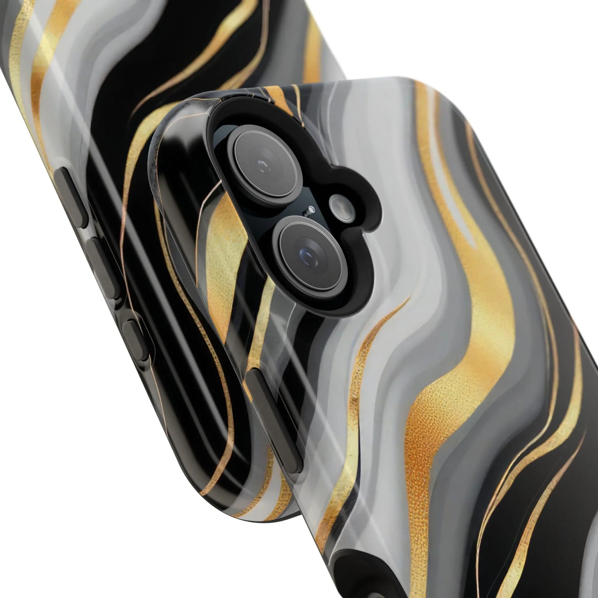 Modern Marble Flow Phone Case for iPhone 11-17 - KARARMDESIGN