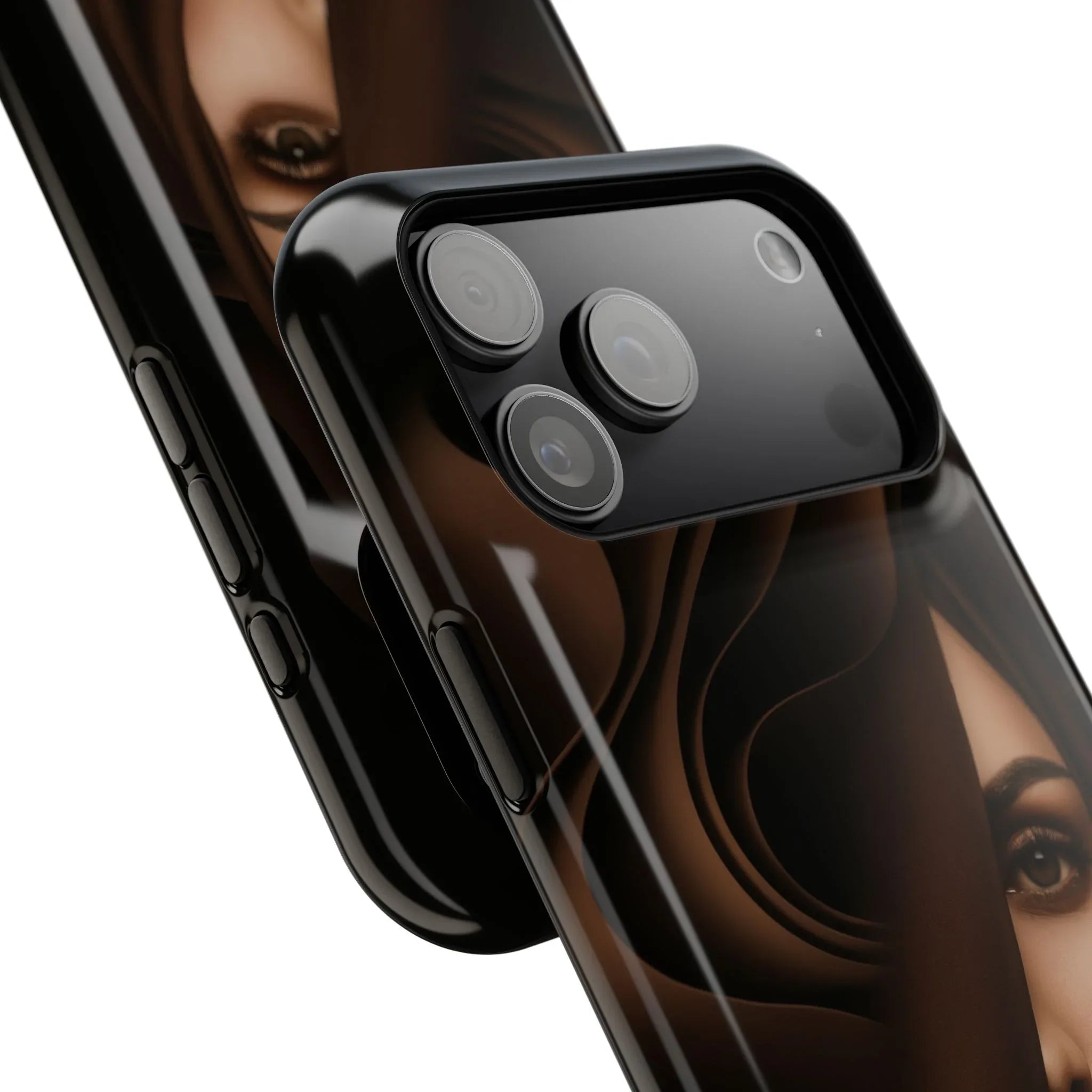Mystery Woman Phone Case for iPhone 17, Air, Pro, Pro Max - KARARMDESIGN