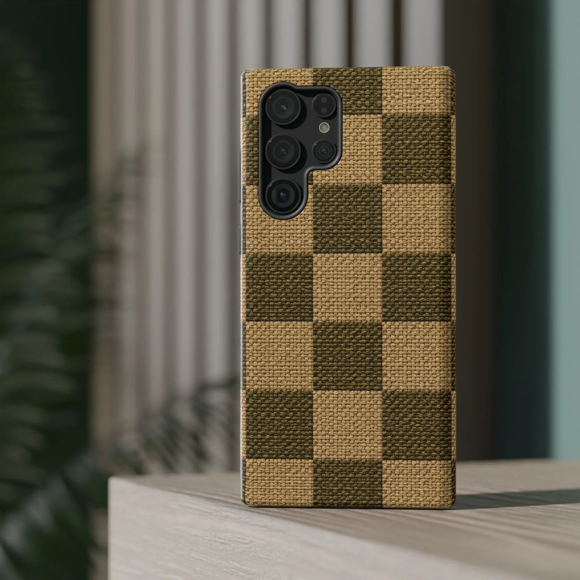 Rustic Woven Phone Case for iPhone 11-17 and Galaxy S21-S22 - KARARMDESIGN