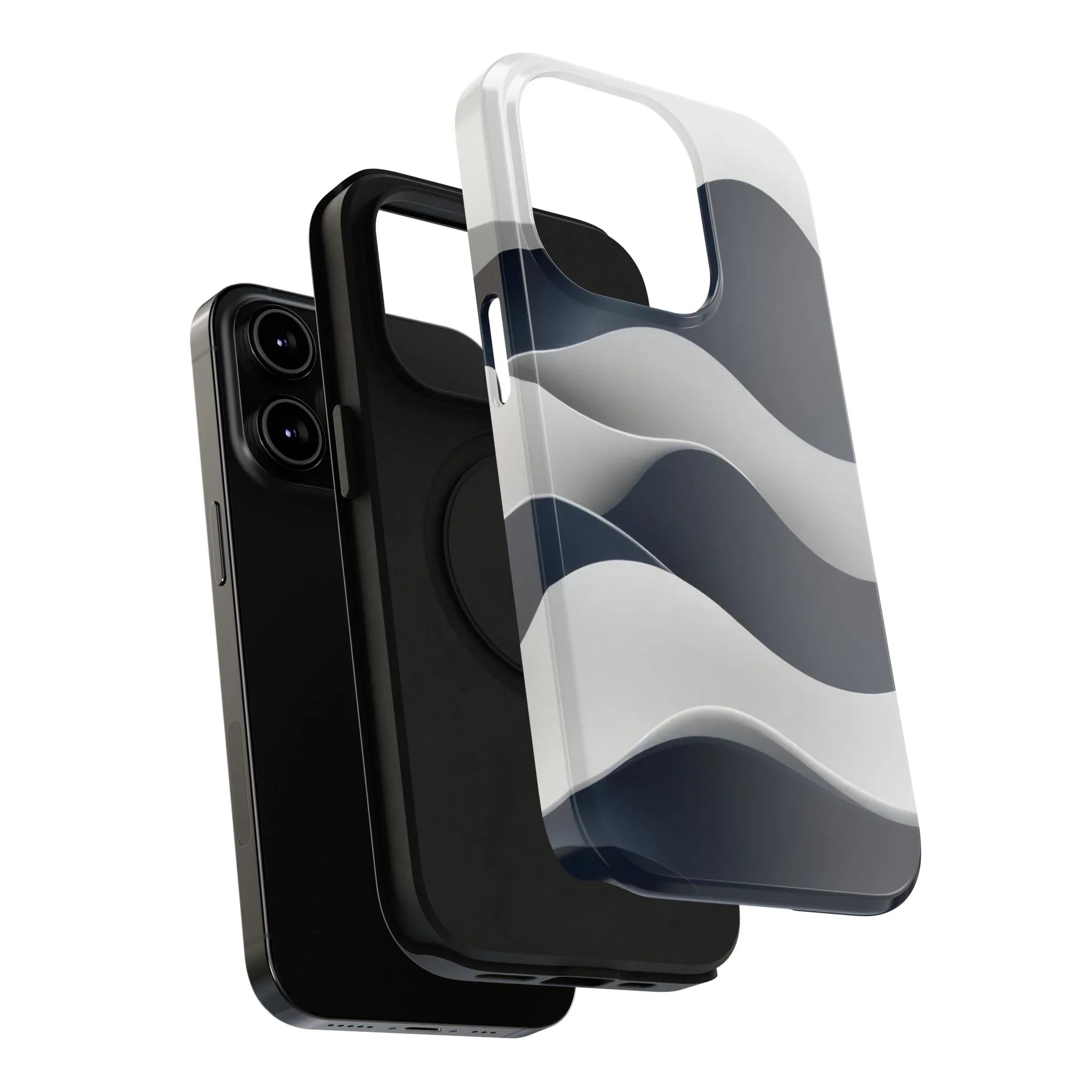 Ocean Flow Phone Case for iPhone 11-17 and Galaxy S21-S22 - KARARMDESIGN