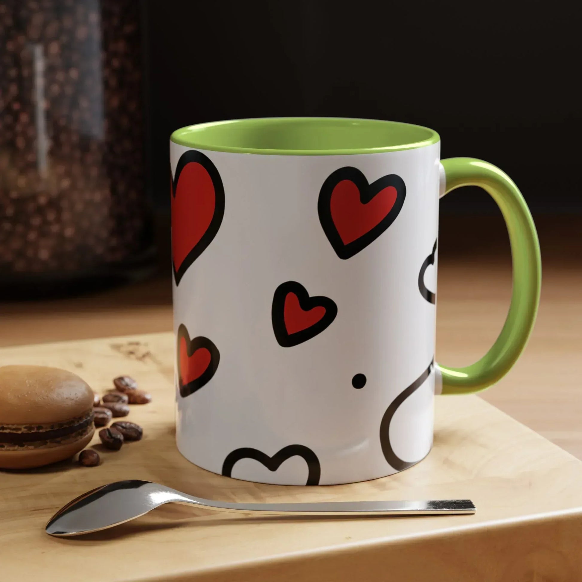 Love Overflow Mug – Accent Coffee Mug (11, 15oz) - KARARMDESIGN