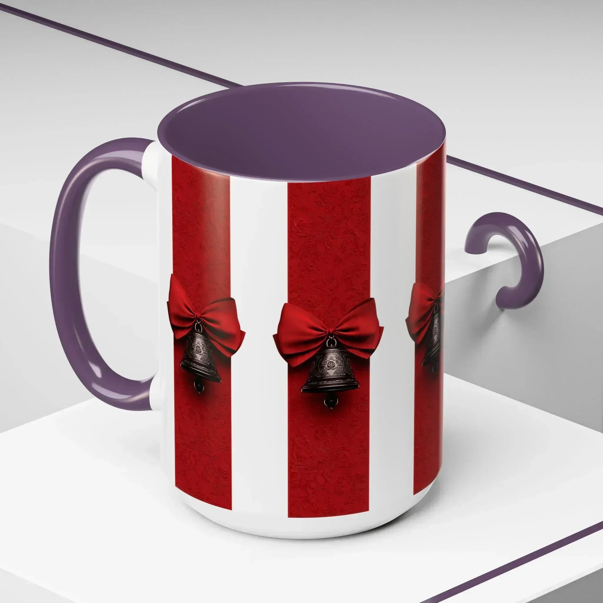 Holiday Bells Mug - Accent Coffee Mug (11, 15oz) - KARARMDESIGN