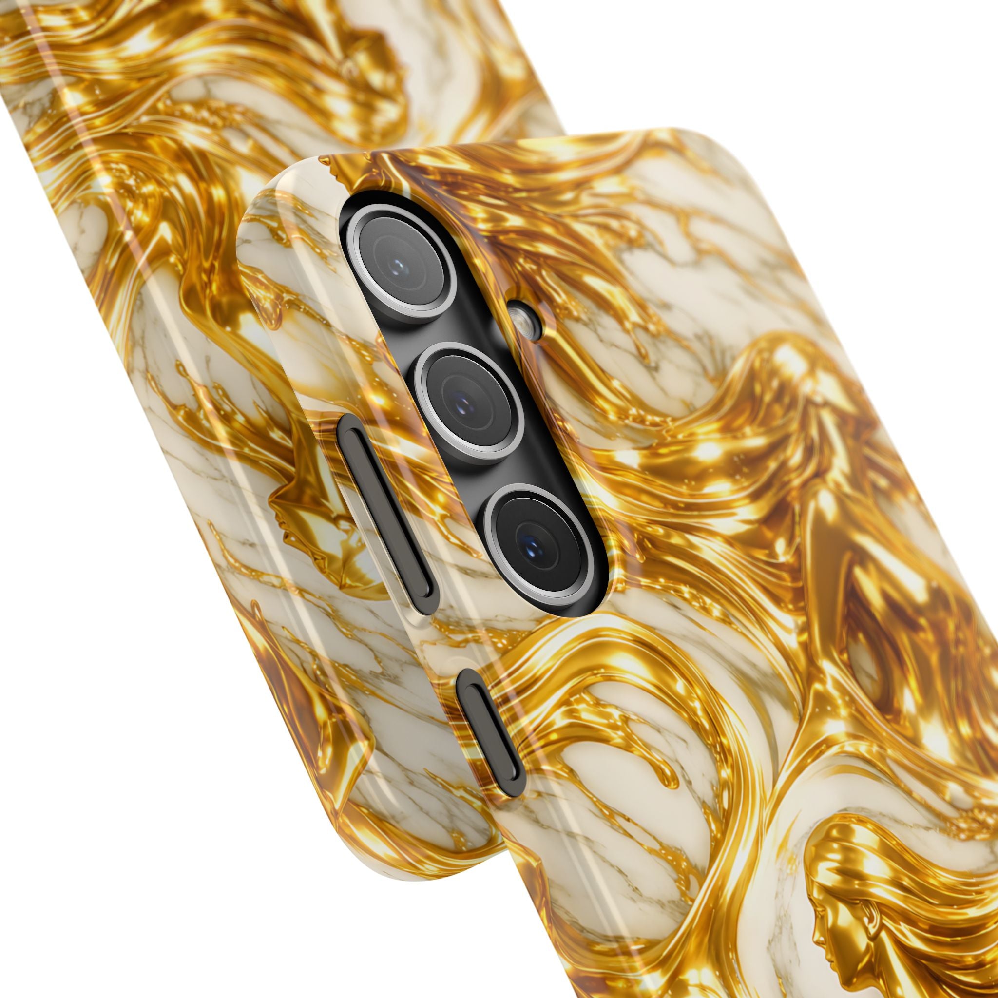 Divine Gold Woman Snap Phone Case for iPhone & Galaxy