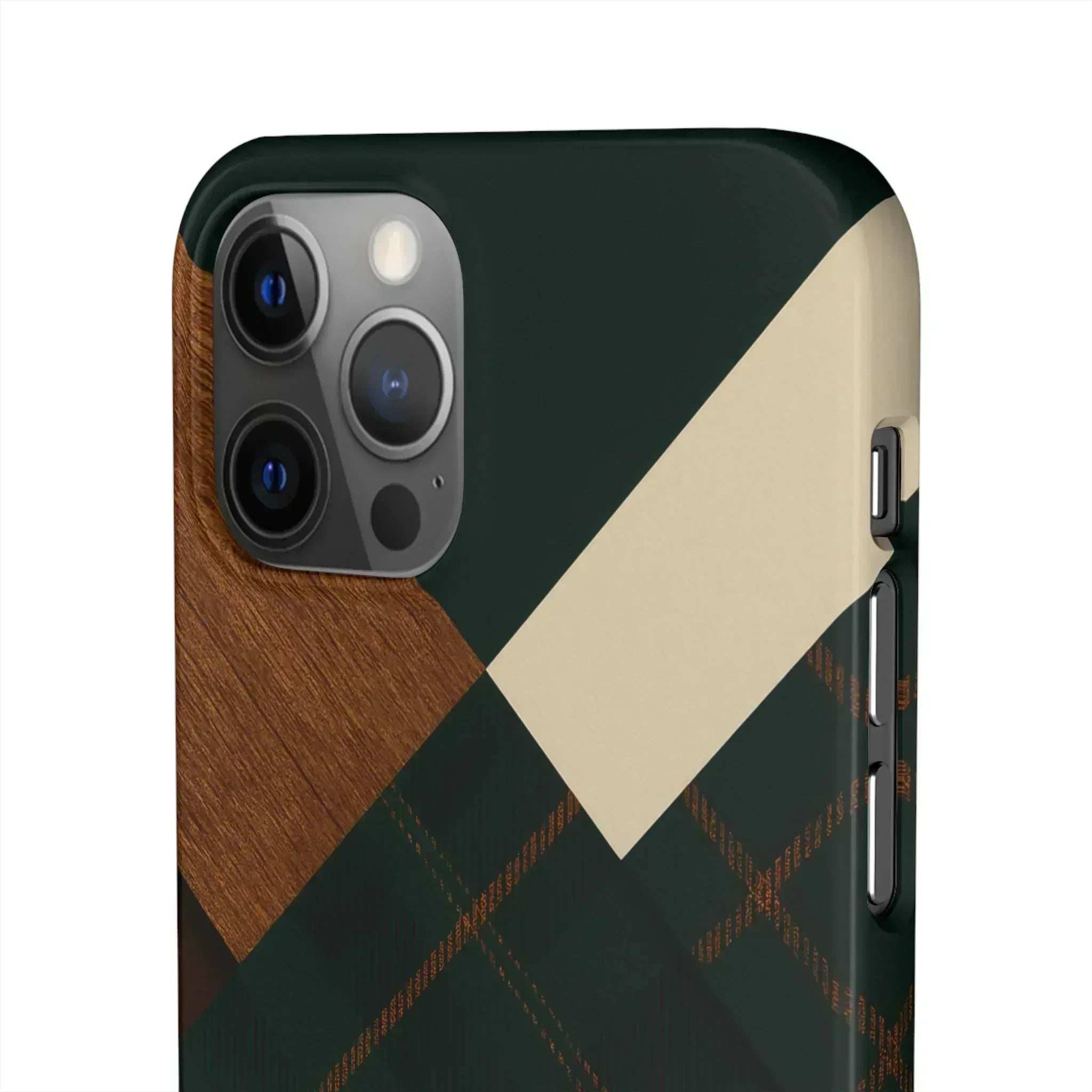 Rustic Green Phone Case for iPhone 8-16 and Galaxy S20-S24 - KARARMDESIGN