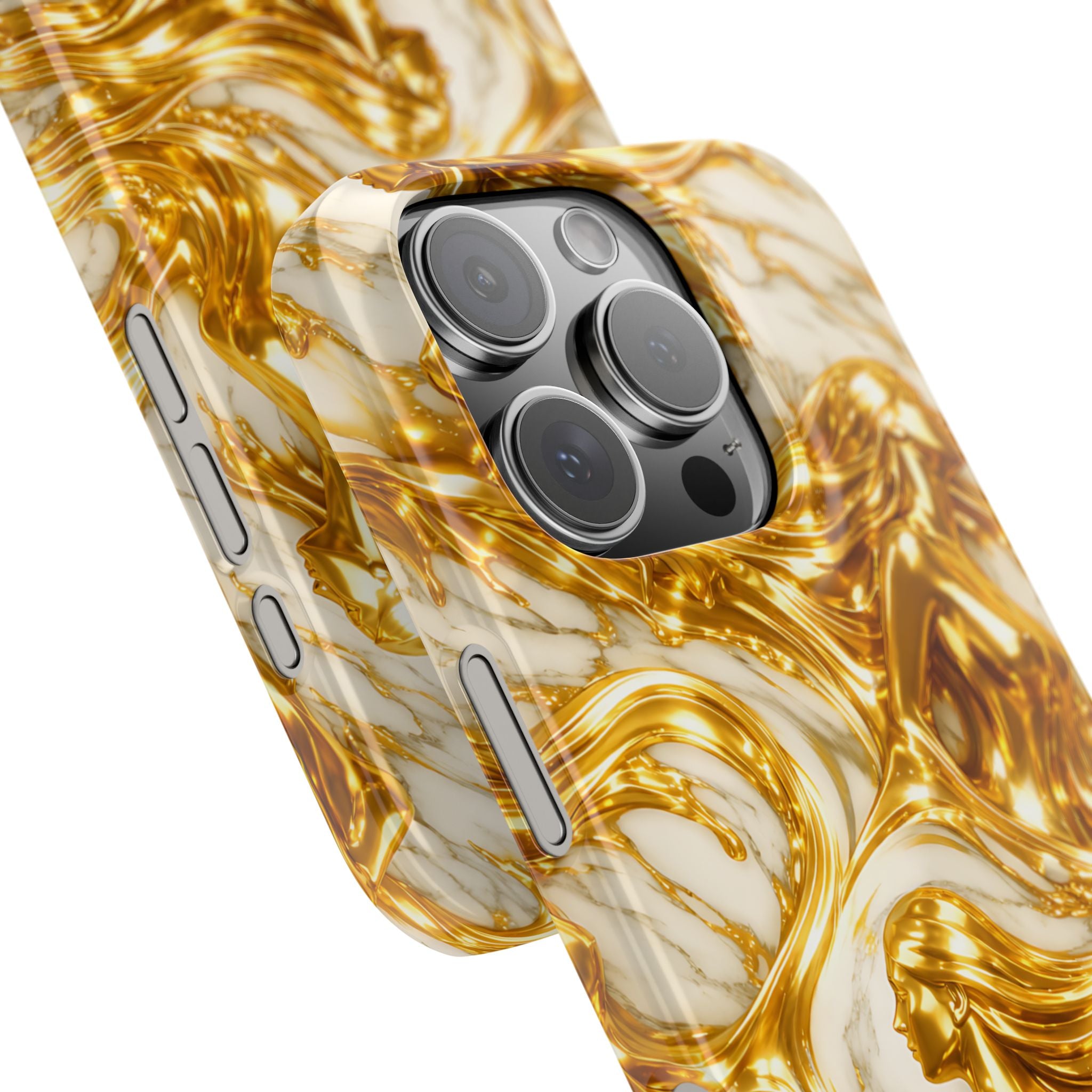 Divine Gold Woman Snap Phone Case for iPhone & Galaxy