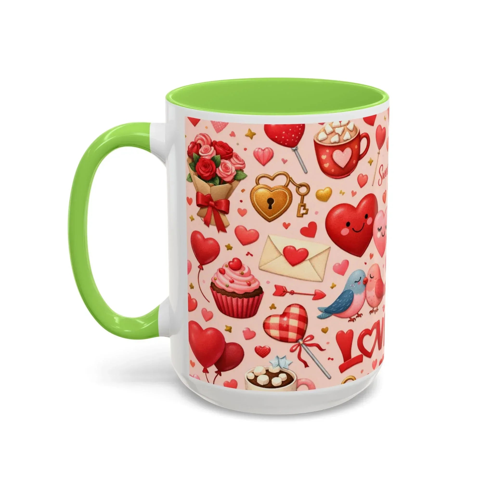 Sweetheart Love Mug - Colorful Mugs (11oz, 15oz) - KARARMDESIGN